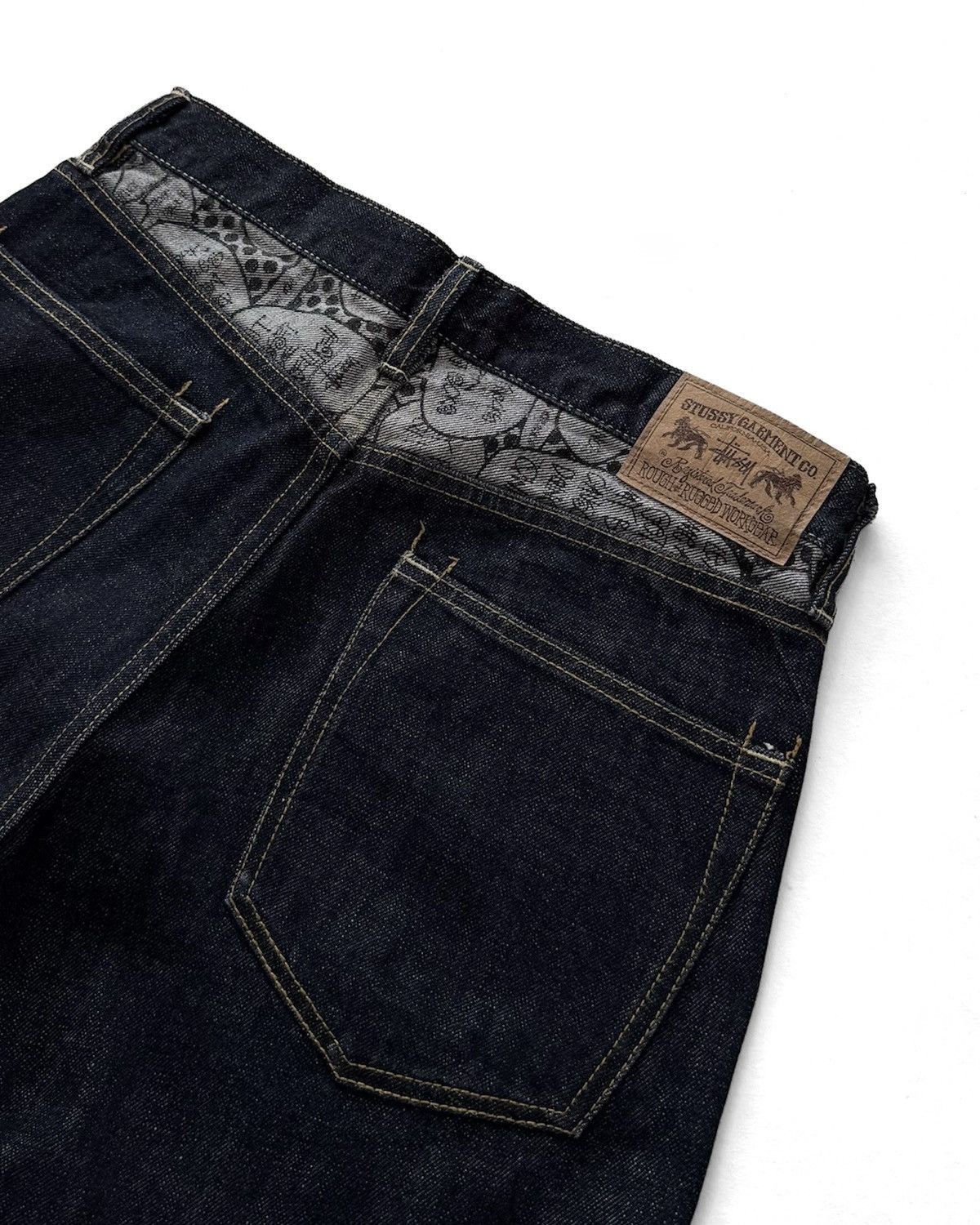 Stussy VINTAGE 00s STUSSY STRAIGHT JEANS Size US 30 / EU 46 - 7 Thumbnail