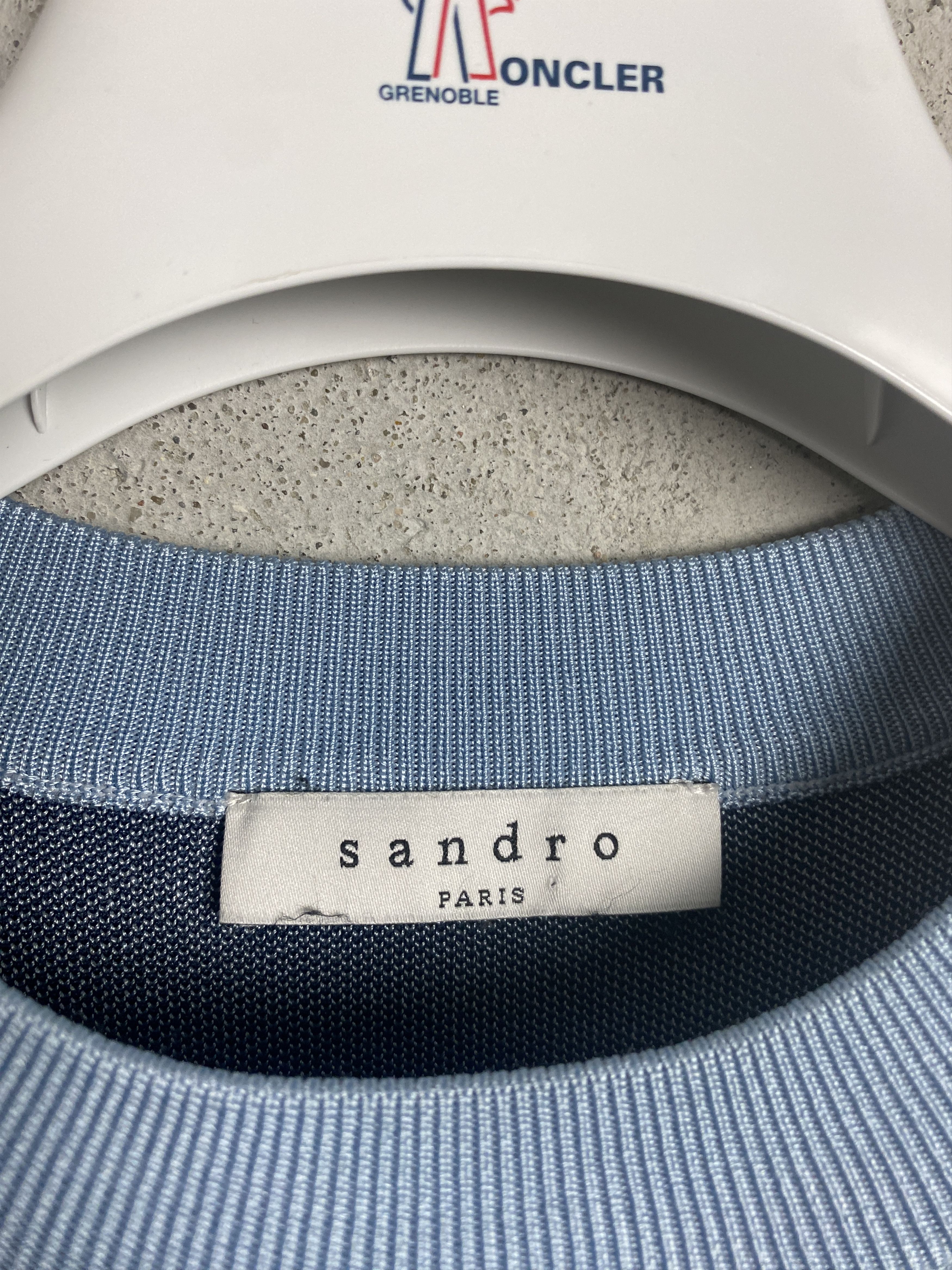 Sandro Sandro Freedom sweater crewneck sweatshirt viscose Size L / US 10 / IT 46 - 3 Thumbnail