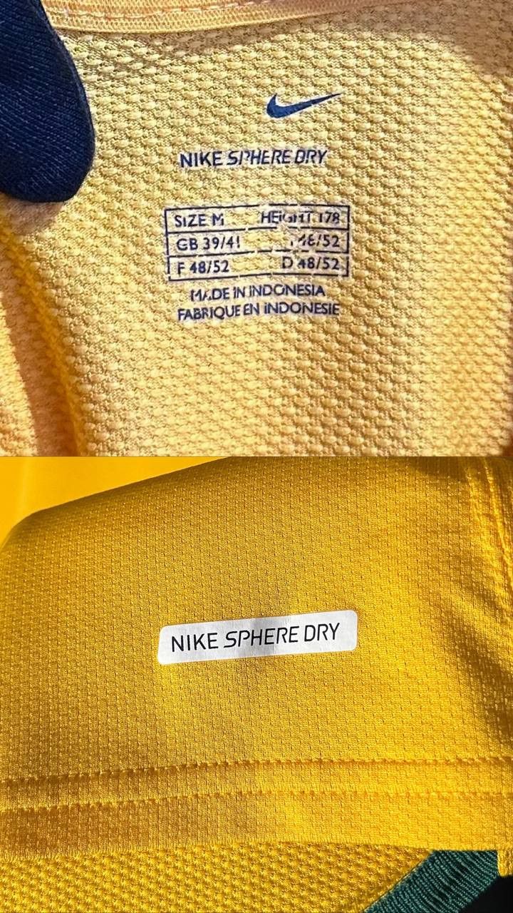 Nike AUSTRALIA 2006 2008 home football shirt jersey Nike soccer Size US M / EU 48-50 / 2 - 8 Thumbnail