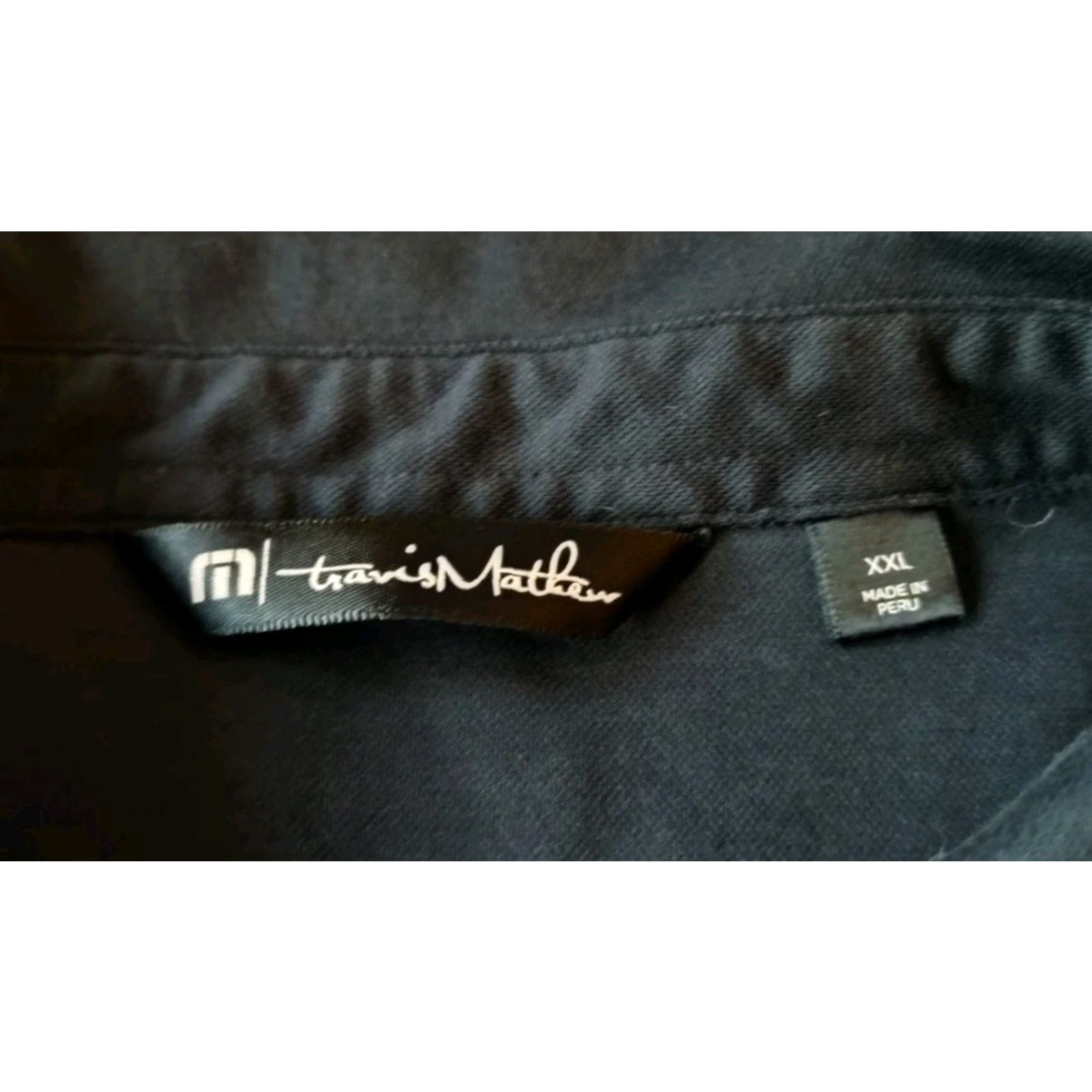 TravisMathew Travis Mathew Mens Polo Shirt Black 2XL Vegas Lucky 777 Winner 100 Dollar Bills Size US XXL / EU 58 / 5 - 4 Thumbnail