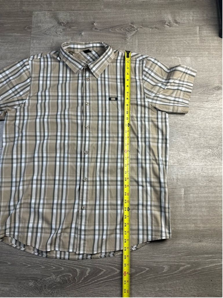 Oakley Vintage Oakley Plaid Button Down Shirt XL Beige Size US XL / EU 56 / 4 - 6 Thumbnail