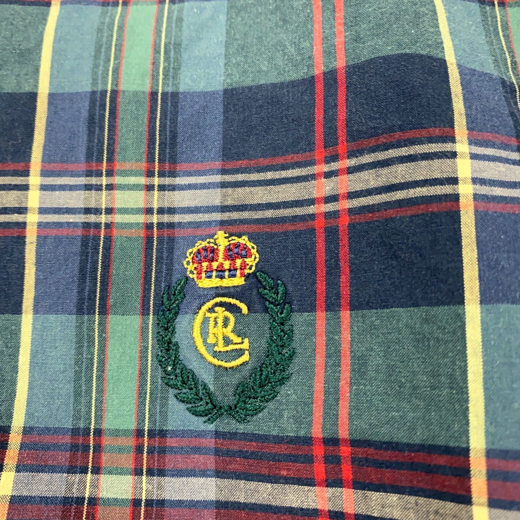 Ralph Lauren VINTAGE Chaps Ralph Lauren Bomber Jacket Mens XL Green Tartan Plaid Preppy 90s Size US XL / EU 56 / 4 - 2 Thumbnail