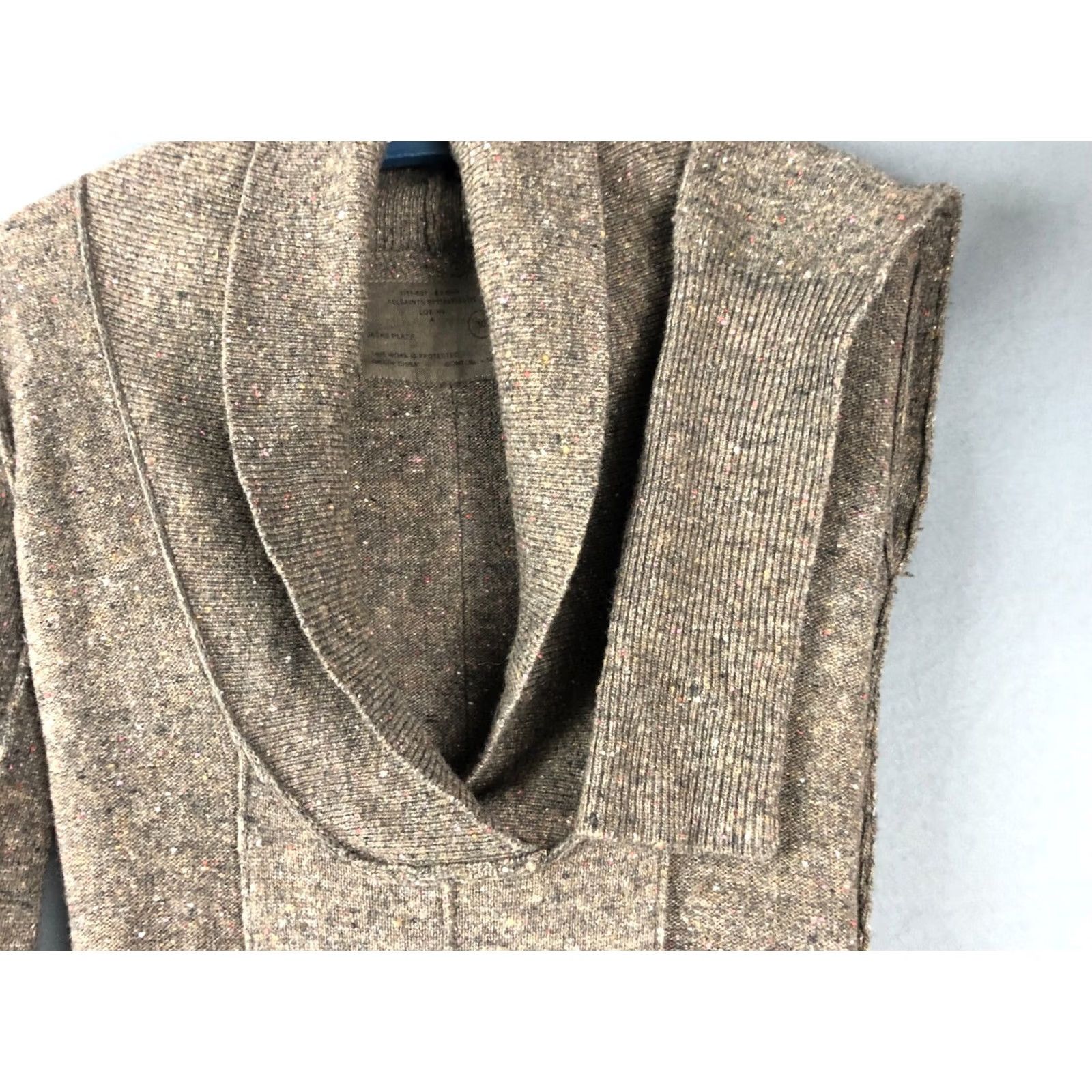 Allsaints AllSaints Pavo Dress Wool Brown Women Size 10 Size L / US 10 / IT 46 - 6 Thumbnail