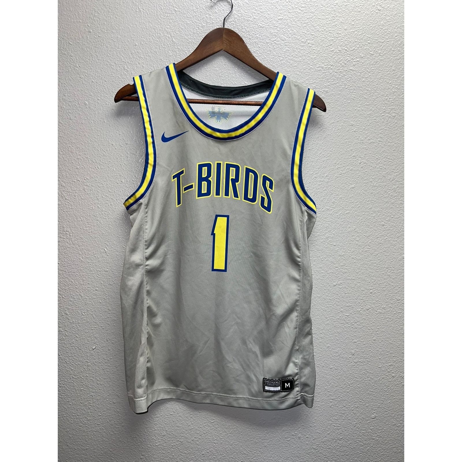Nike Nike Thunderbirds Jersey T-Birds Gray Basketball College M Size US M / EU 48-50 / 2 - 1 Thumbnail