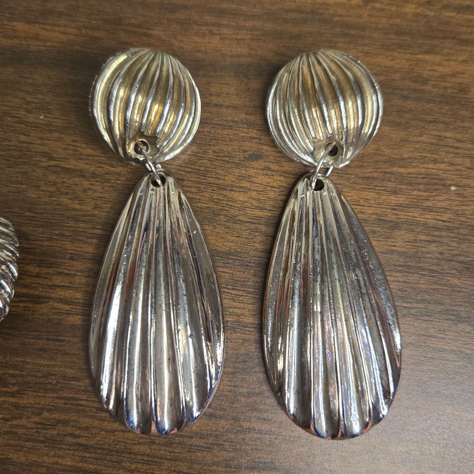 Vintage Vintage Brutalist Earring Set 1970s Modernist Size ONE SIZE - 2 Thumbnail