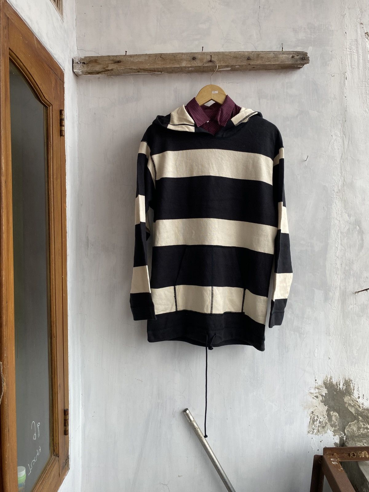 Issey Miyake striped hoodie Size US S / EU 44-46 / 1 - 1 Thumbnail