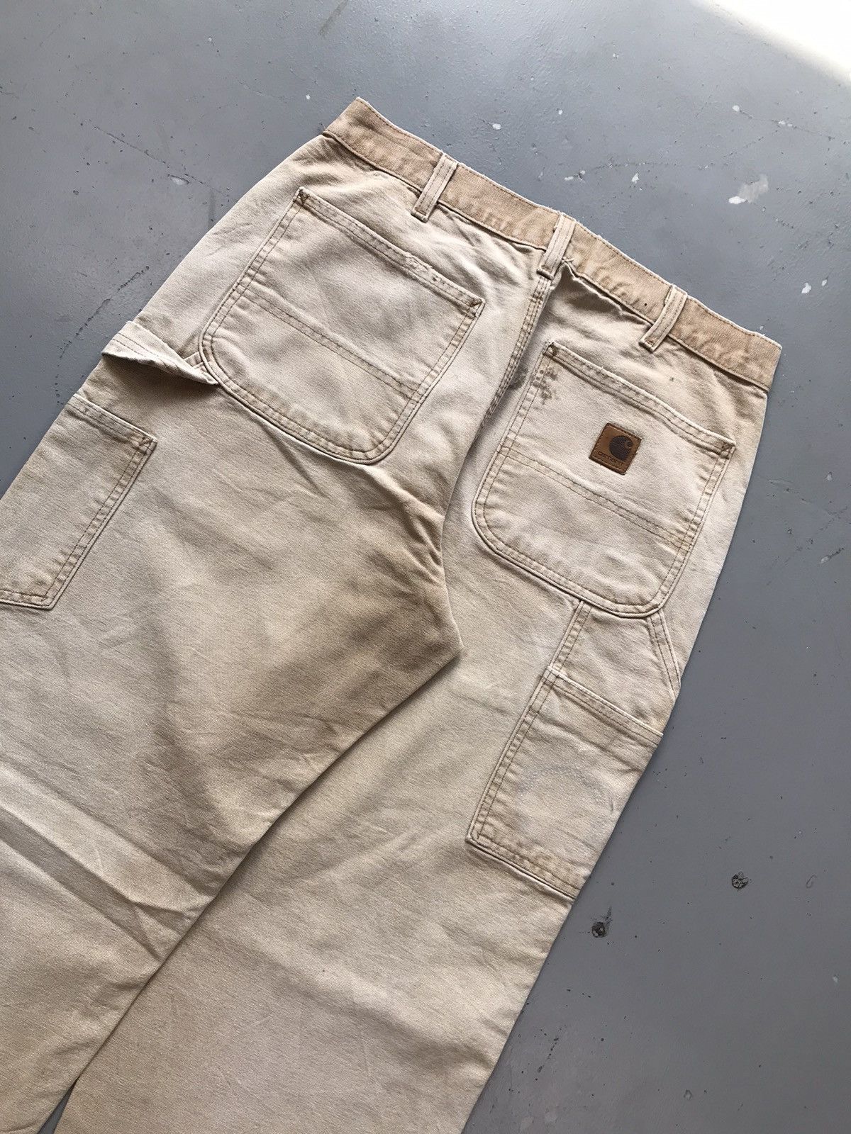 Carhartt × Vintage Vintage sunfade Carhartt b11 BRN carpenter denim Size US 30 / EU 46 - 10 Thumbnail