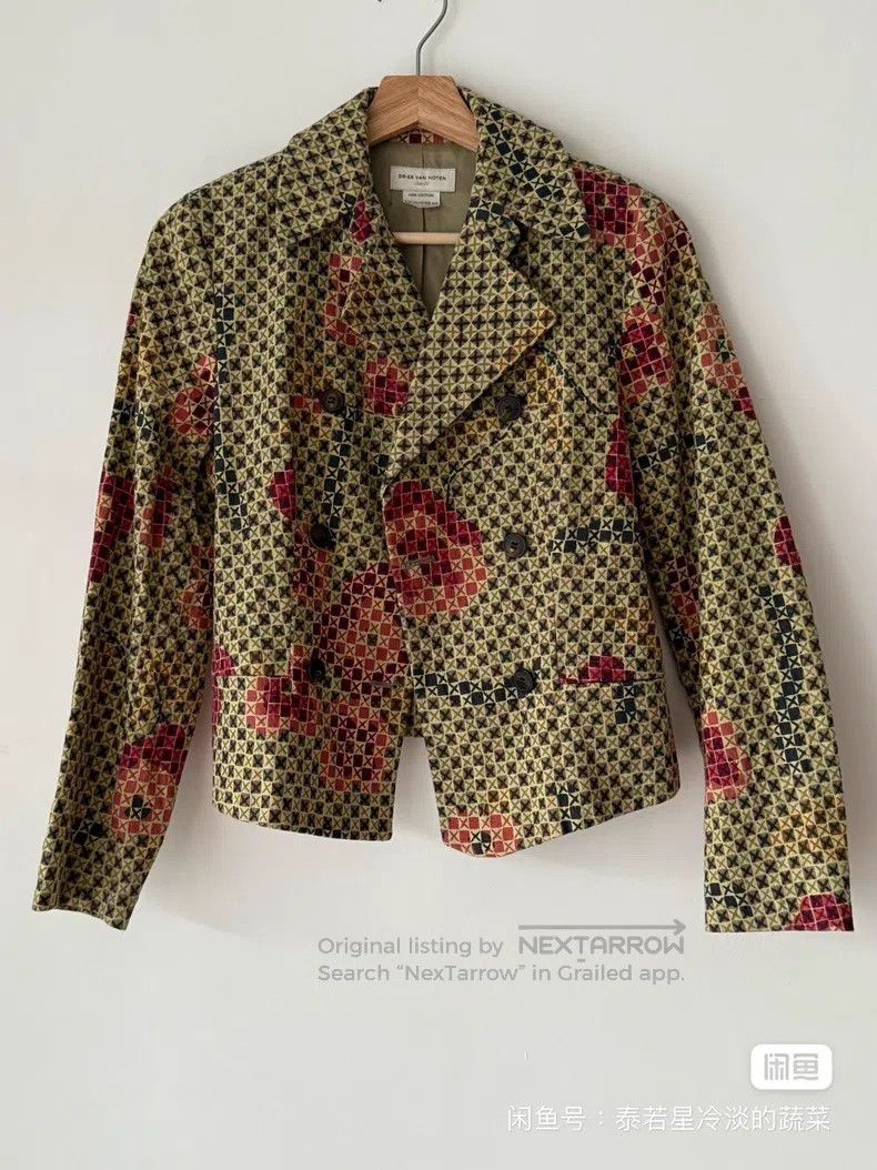 Dries Van Noten Dries Van Noten Mosaic Floral Top Coat Size S / US 4 / IT 40 - 3 Thumbnail