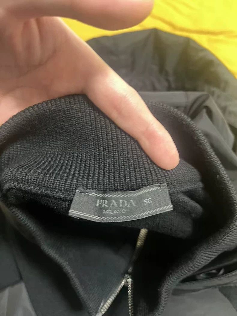 Prada Prada Triangle logo wool jacket 2502-Nextarrow Size US XL / EU 56 / 4 - 5 Thumbnail