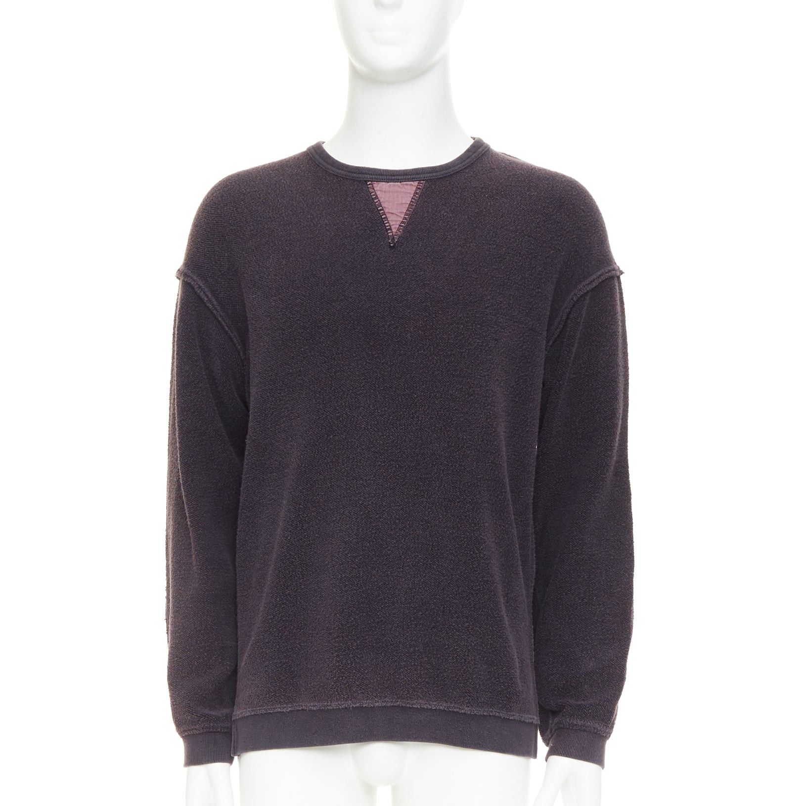 Other NVY Nick Wooster United Arrow Reversed purple textured inside out washed sweater S Size US S / EU 44-46 / 1 - 1 Thumbnail