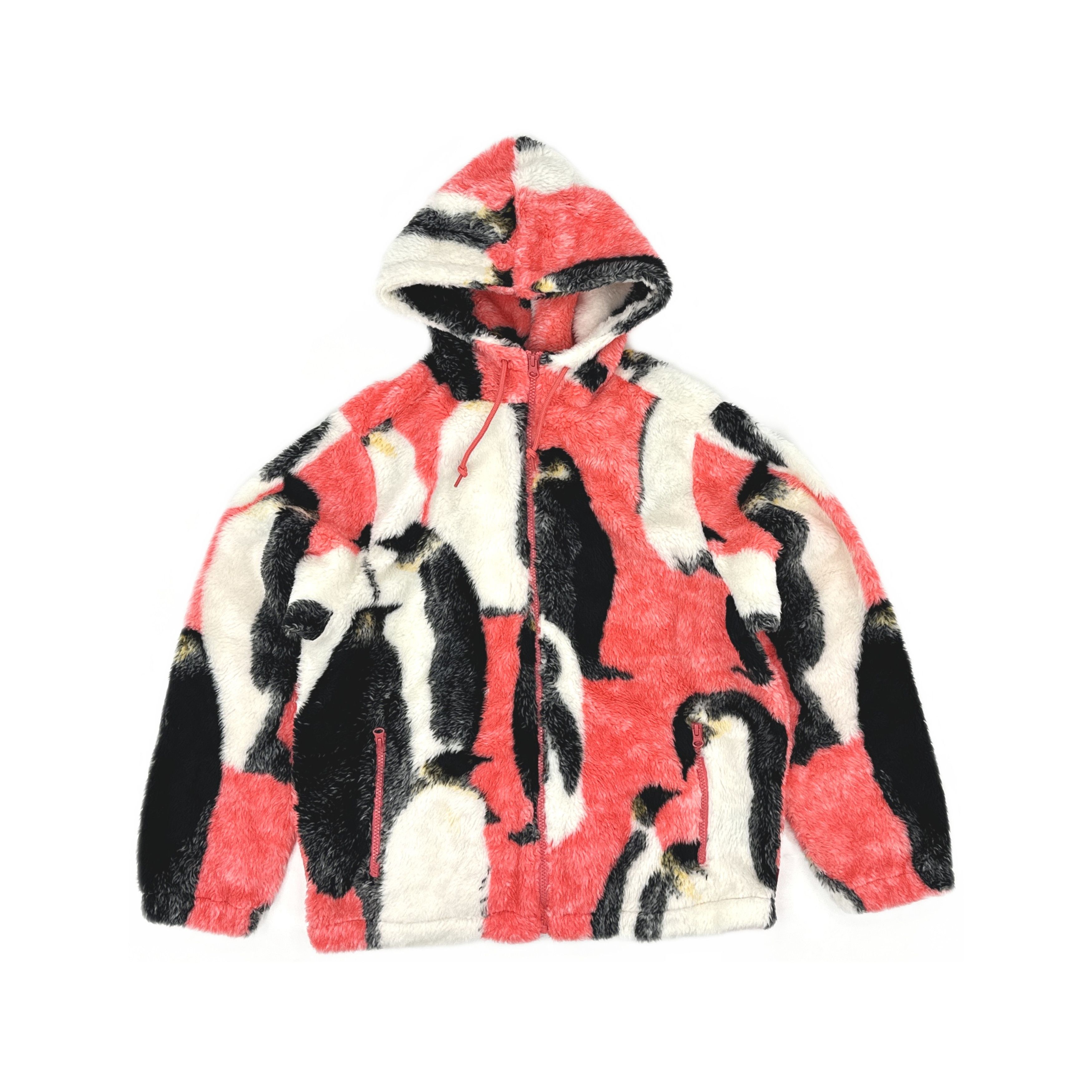 Supreme Supreme Penguins Hooded Fleece Jacket Size S Size US S / EU 44-46 / 1 - 1 Thumbnail