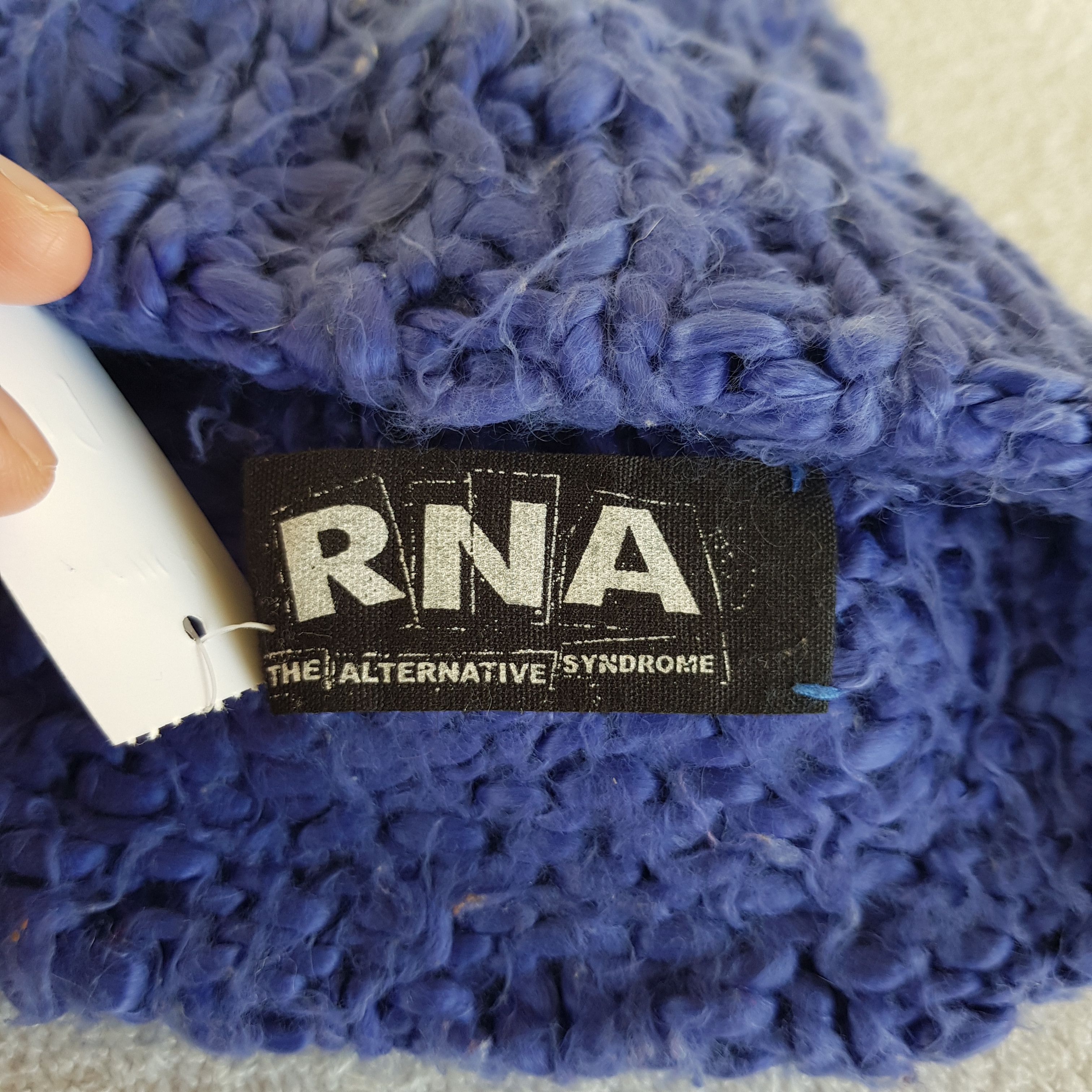 Japanese Brand Vintage RNA Japanese Beanie Crochet Aran Isle Snow Caps Hats Size ONE SIZE - 7 Thumbnail