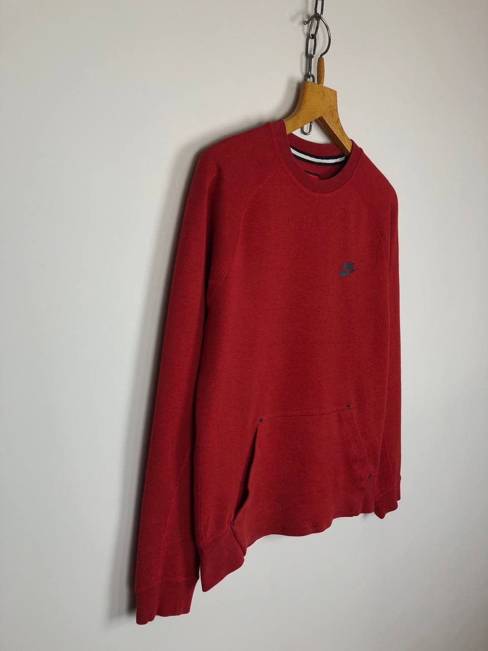 Nike Nike Tech Fleece Sweatshirt Crewneck Red size S Size US S / EU 44-46 / 1 - 5 Thumbnail