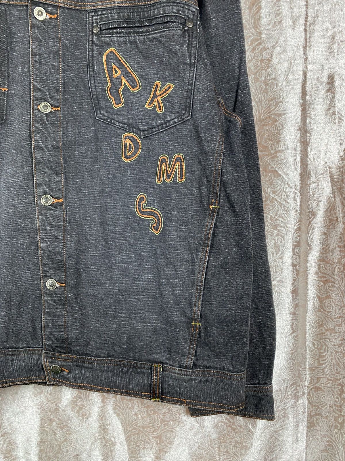 Akademiks Vintage Akademiks AKDMKS Denim Jacket Embroidered Hip Hop Size US XL / EU 56 / 4 - 6 Thumbnail