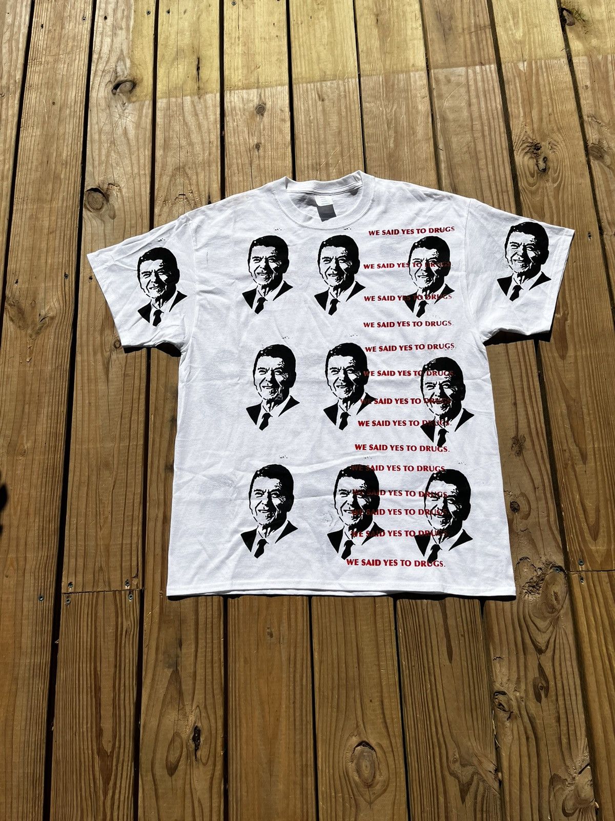 Other All Over Print Ronald Reagan We Said Yes to Drugs T-Shirt Size US XL / EU 56 / 4 - 1 Thumbnail