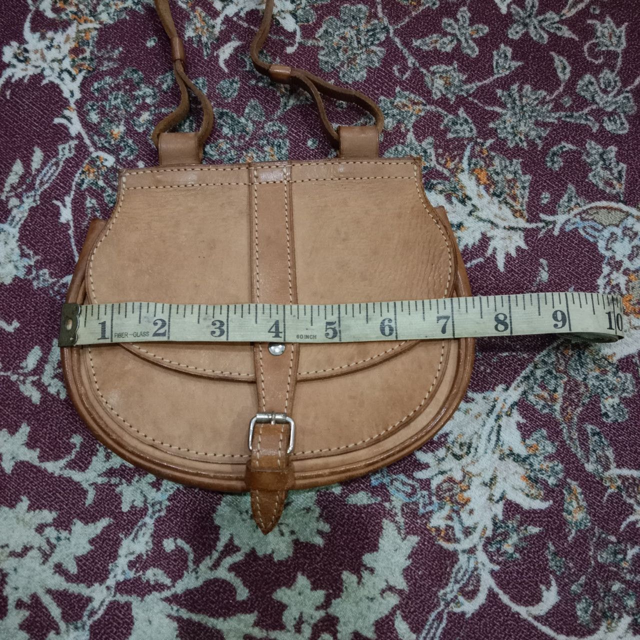 Genuine Leather Vintage Genuine Leather Mini Saddle Crossbody Bag Size ONE SIZE - 12 Thumbnail