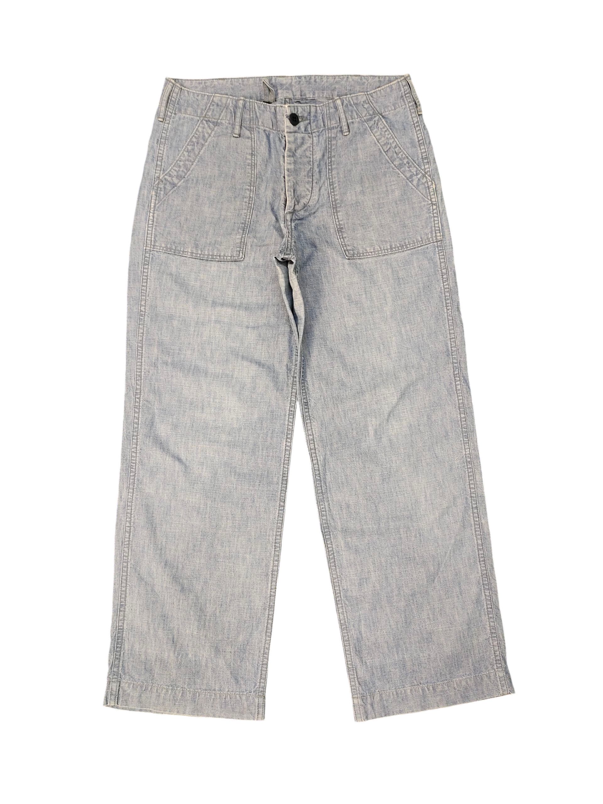 Danton Loose Pants Danton Buckle Back Fatigue Wide Leg Size US 32 / EU 48 - 2 Thumbnail