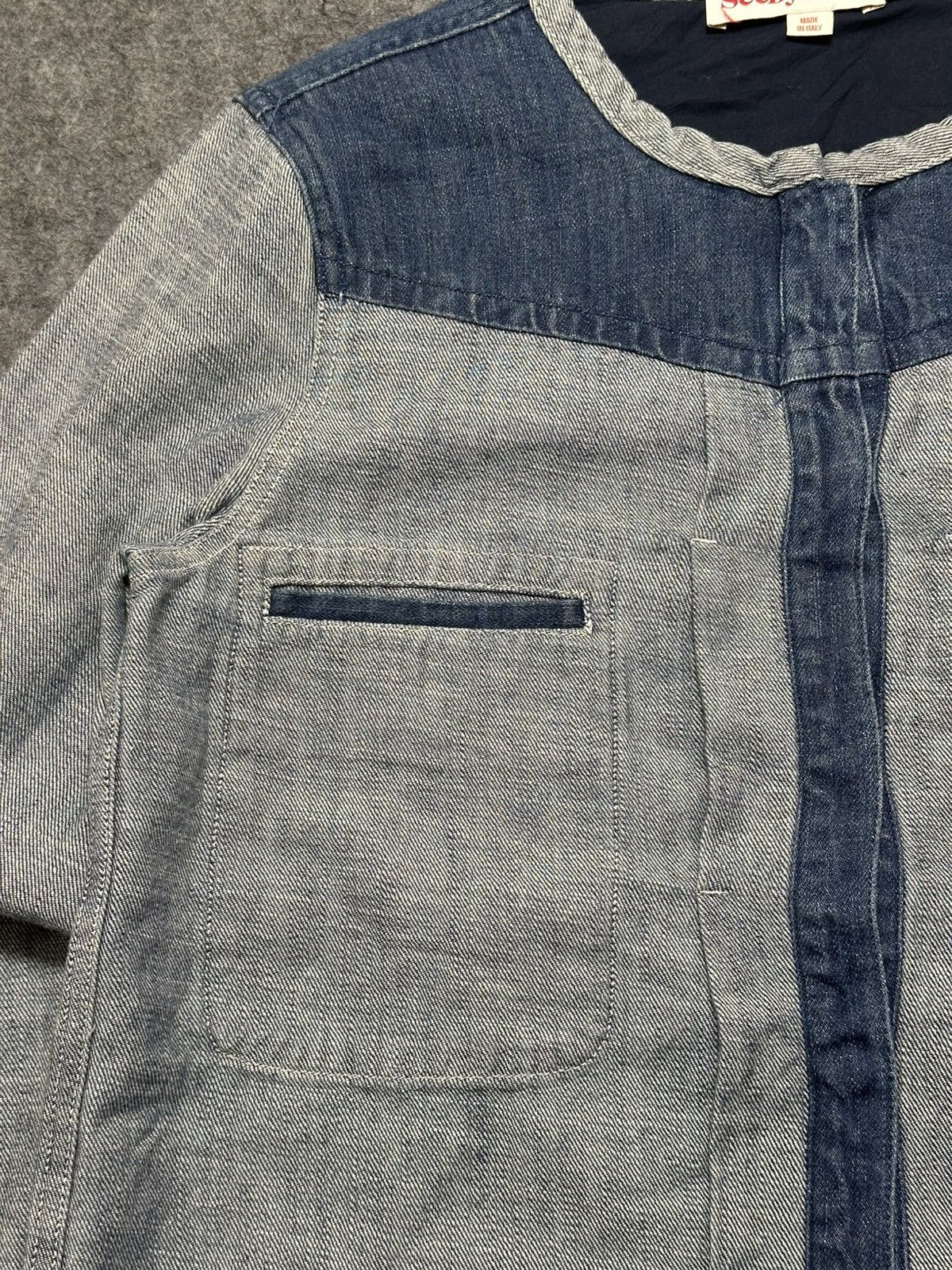Japanese Brand See by Chloé blue long-sleeve chambray shirt. Size US S / EU 44-46 / 1 - 6 Thumbnail