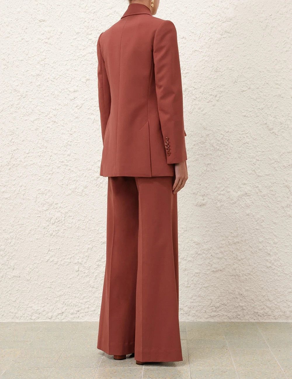 Zimmermann oc11z0825 Illustration Pocket Jacket in Lipstick Size M / US 6-8 / IT 42-44 - 4 Thumbnail