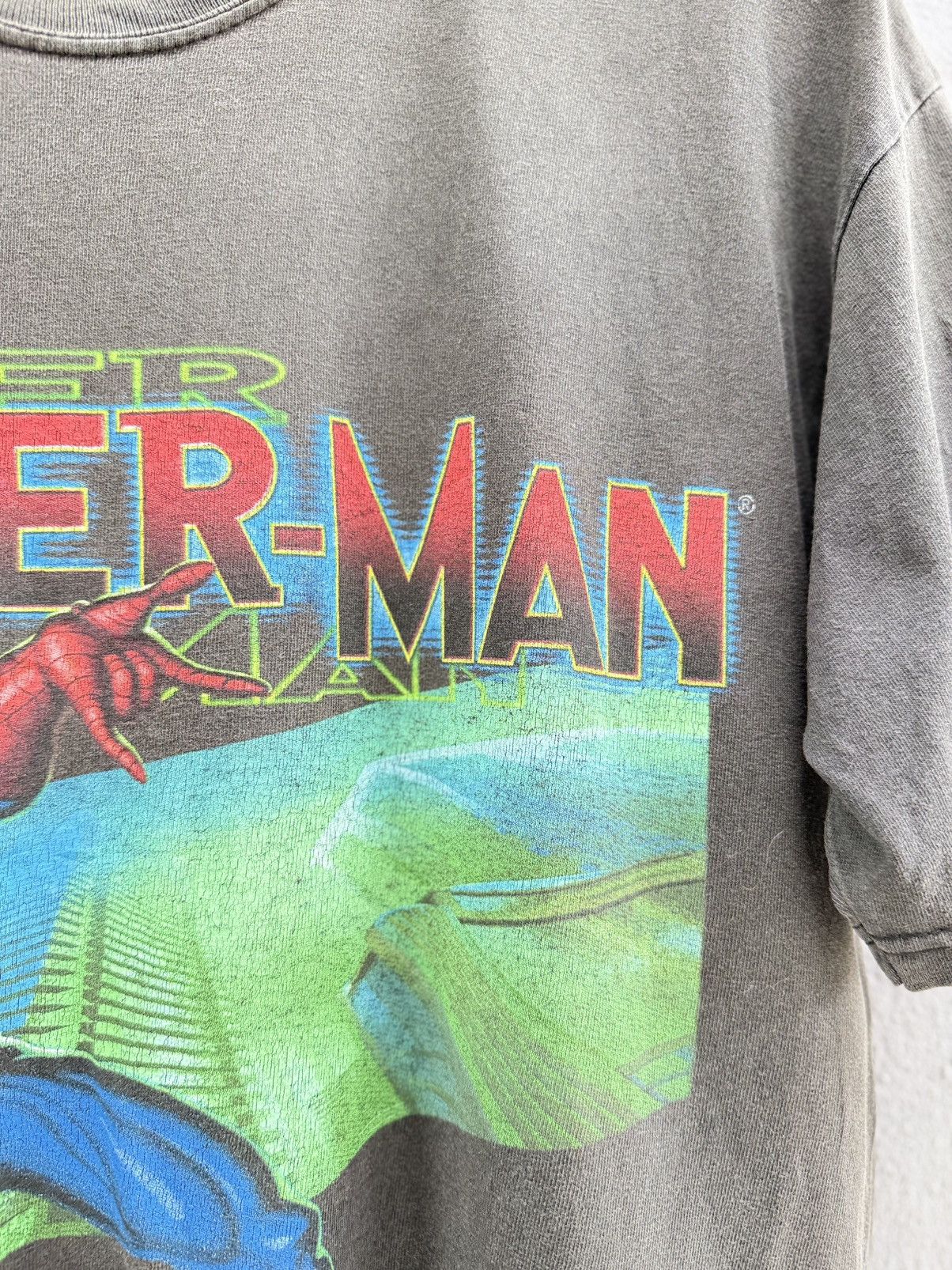 Marvel Comics Thrashed Vintage Spider Man Universal Island Of Adventure T Size US L / EU 52-54 / 3 - 3 Thumbnail