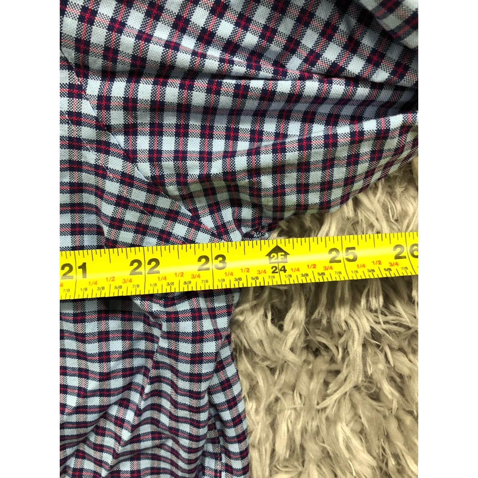 Vintage Member's Mark Shirt XL Mens Blue Plaid Long Sleeve Button-Down Collar Shirt Size US XL / EU 56 / 4 - 4 Thumbnail