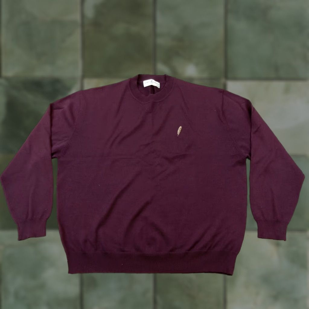 Vintage Fairway & Greene Sweater Mens XL Red Crew Neck Pullover Lightweight Wool Size US XL / EU 56 / 4 - 1 Thumbnail