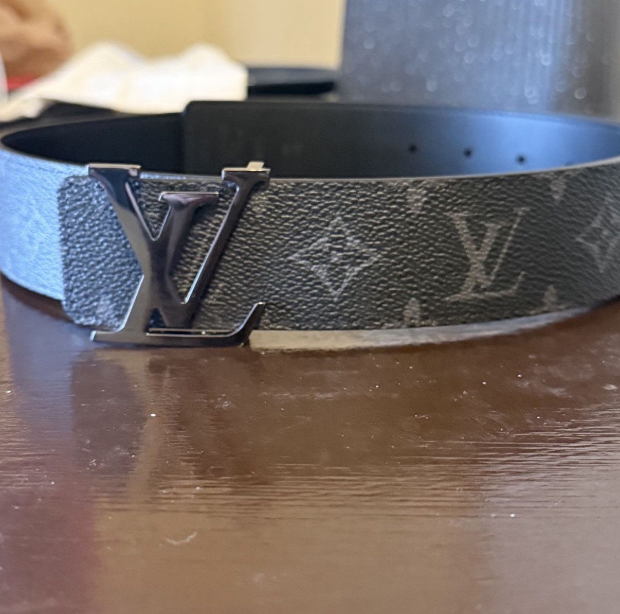 Louis Vuitton Louis Vuitton Initials 40MM Reversible Belt Size 38 - 1 Thumbnail