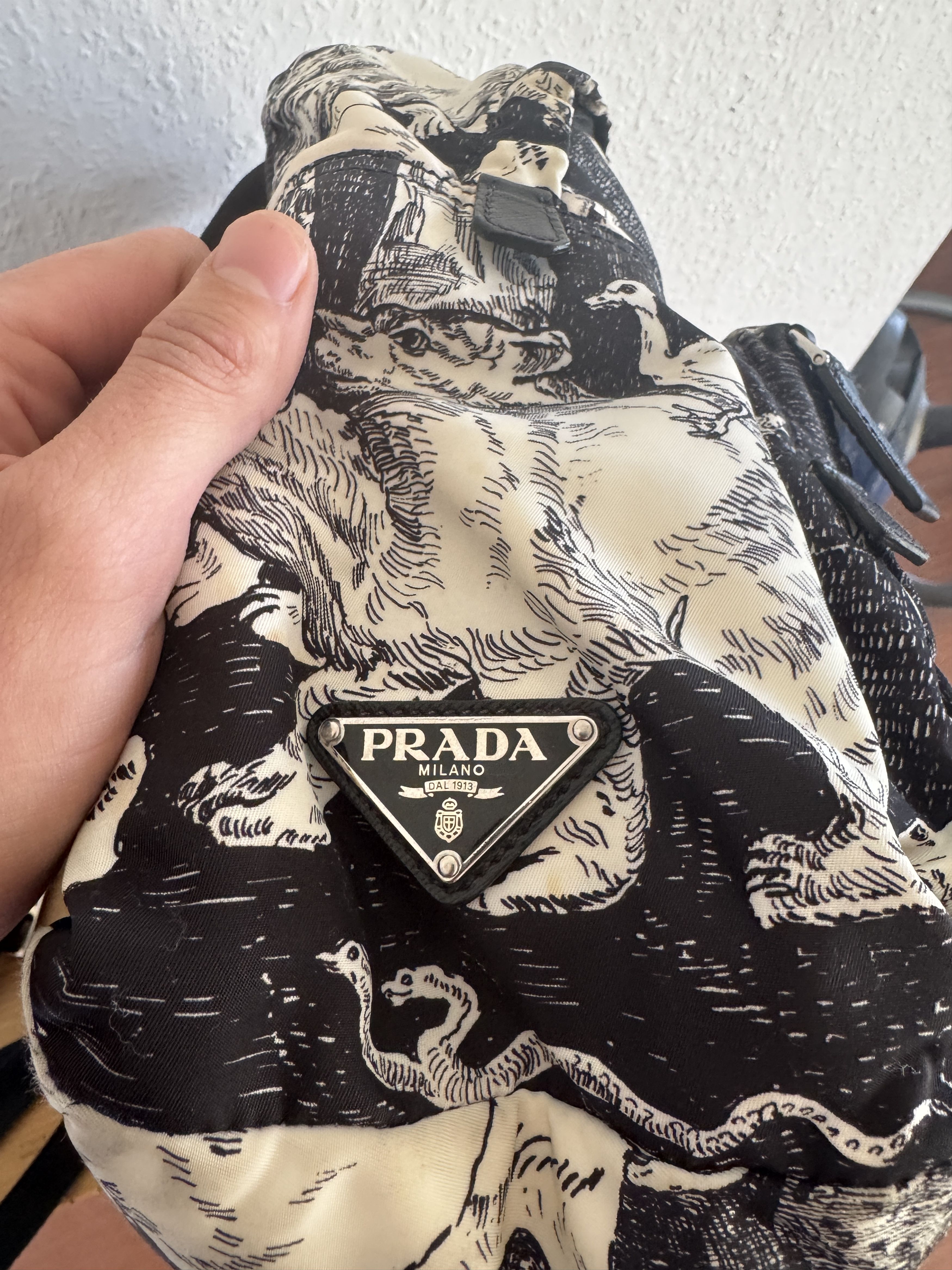 Prada Christophe Chemin Survival Utopia Print Backpack Size ONE SIZE - 11 Thumbnail