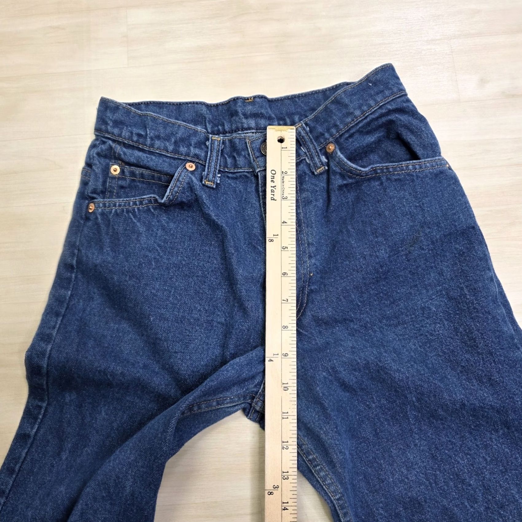 Levi's VINTAGE Levi's Orange Tab High Waist Straight Jeans Women 80s 26 x 33 Size 11 Regular Denim Dark Pockets Zip Inseam 33 Mens Womens Boys Girls Size 32" / US 10 / IT 46 - 7 Thumbnail