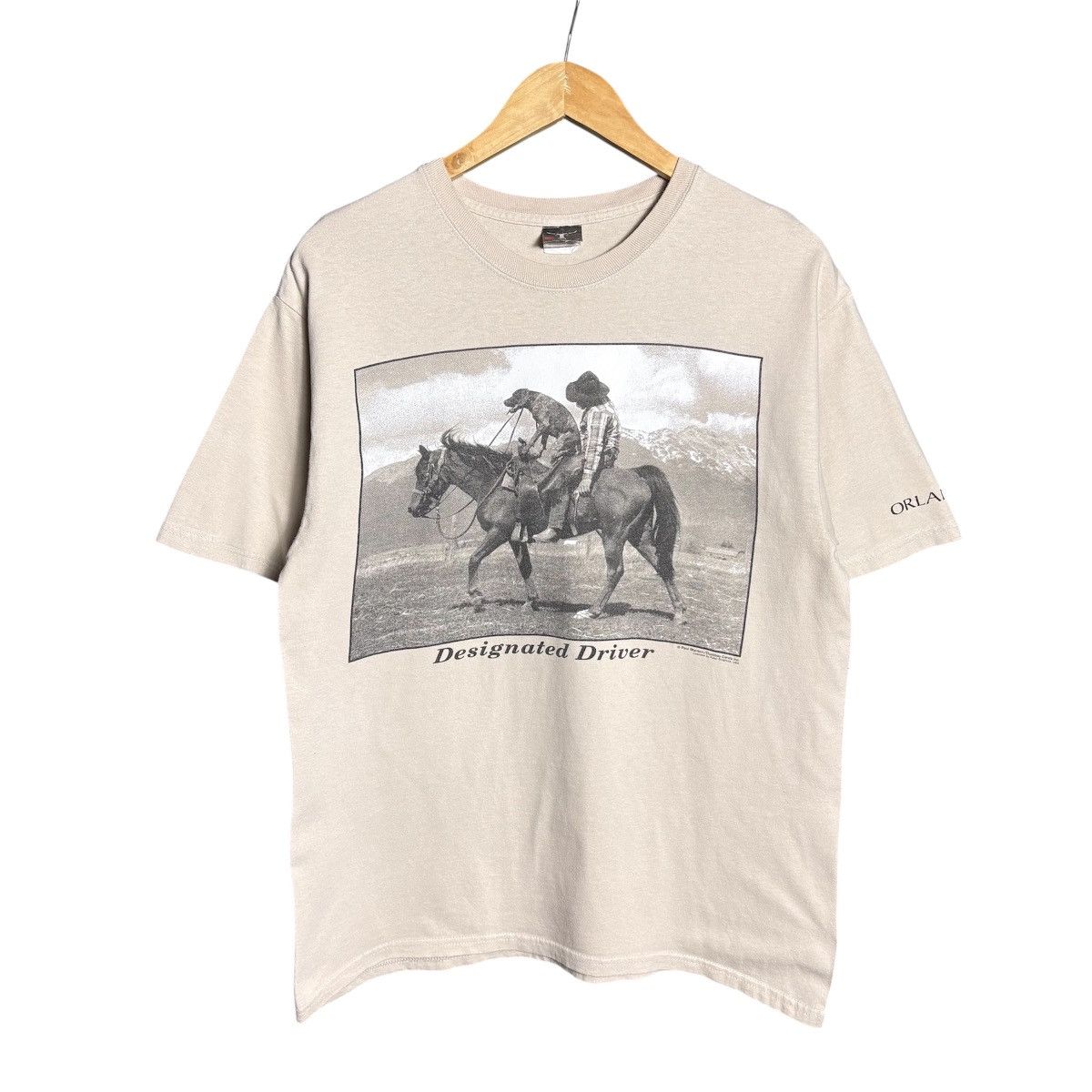 Vintage Vintage Paul Stanton Orlando Dog Horse Photo Art T-Shirt Size US M / EU 48-50 / 2 - 1 Thumbnail