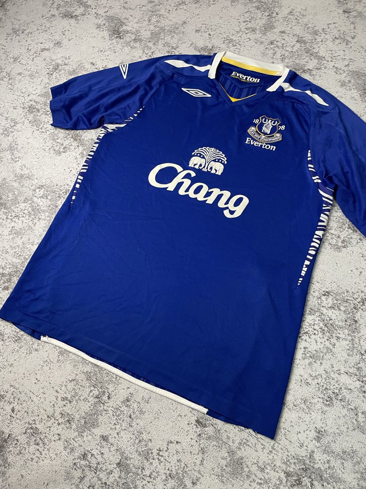 Umbro Everton FC 2007-08 UMBRO Men’s Football Blue Home Shirt L Size US L / EU 52-54 / 3 - 2 Thumbnail
