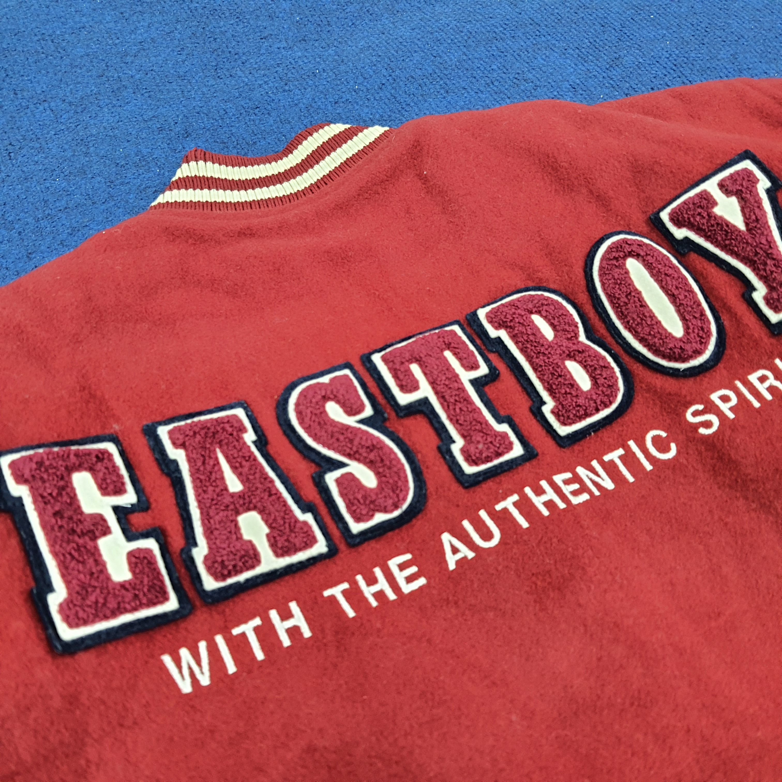 Japanese Brand × Vintage Vintage EASTBOY Authentic Spirit Varsity Jacket C231N12 Size US L / EU 52-54 / 3 - 2 Thumbnail