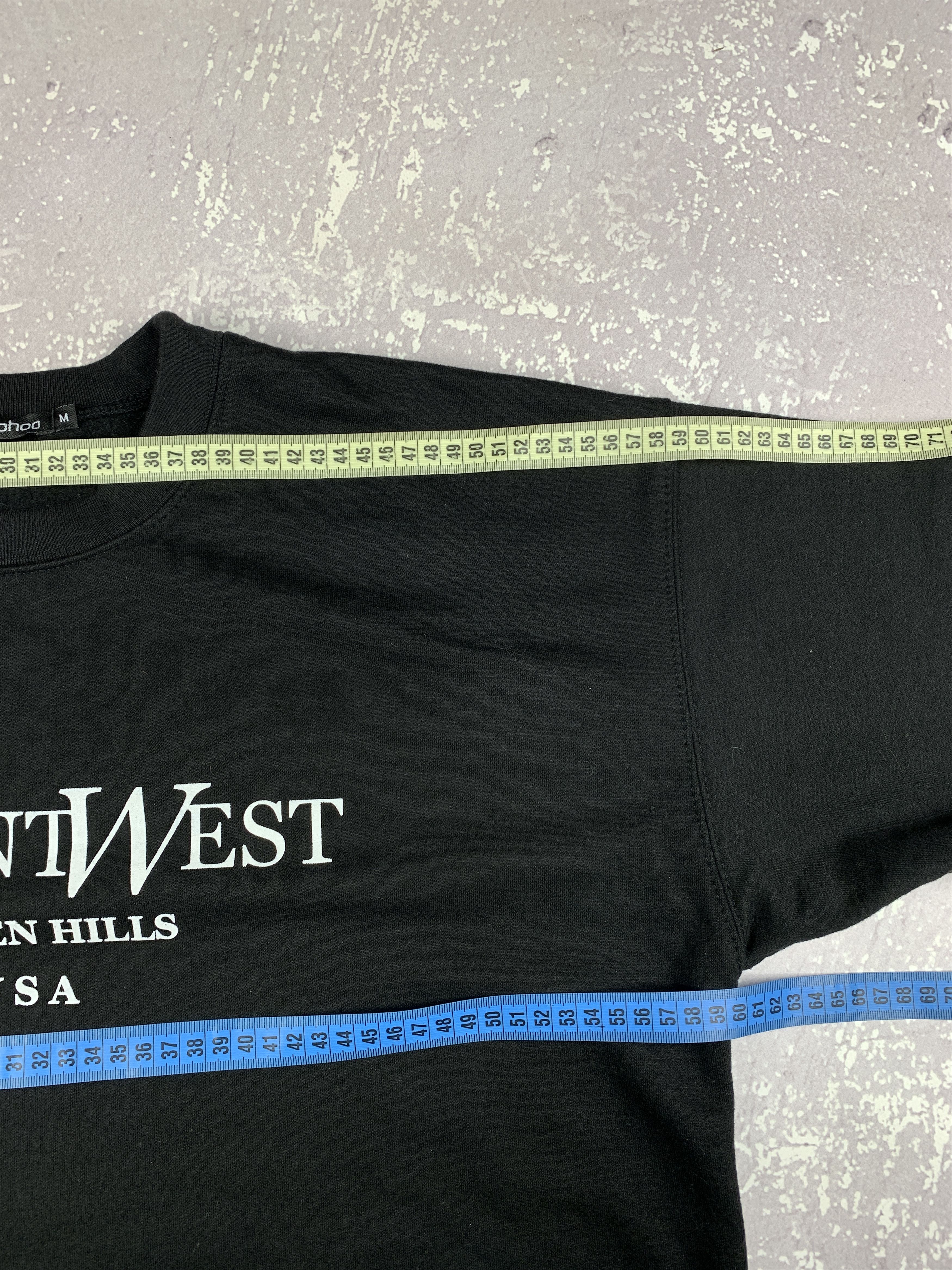 Kanye West Kanye Ye Saint West Hidden Hills USA Black Sweatshirt M-L Size US M / EU 48-50 / 2 - 7 Thumbnail