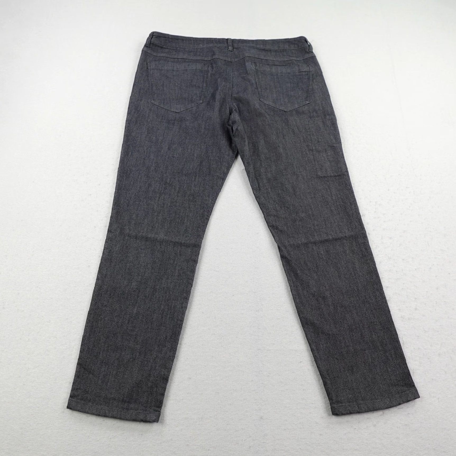 Vintage BYLT Performance Chino Pants Mens 38 Charcoal Gray Regular Fit Tapered Casual Golf Size US 38 / EU 54 - 4 Thumbnail