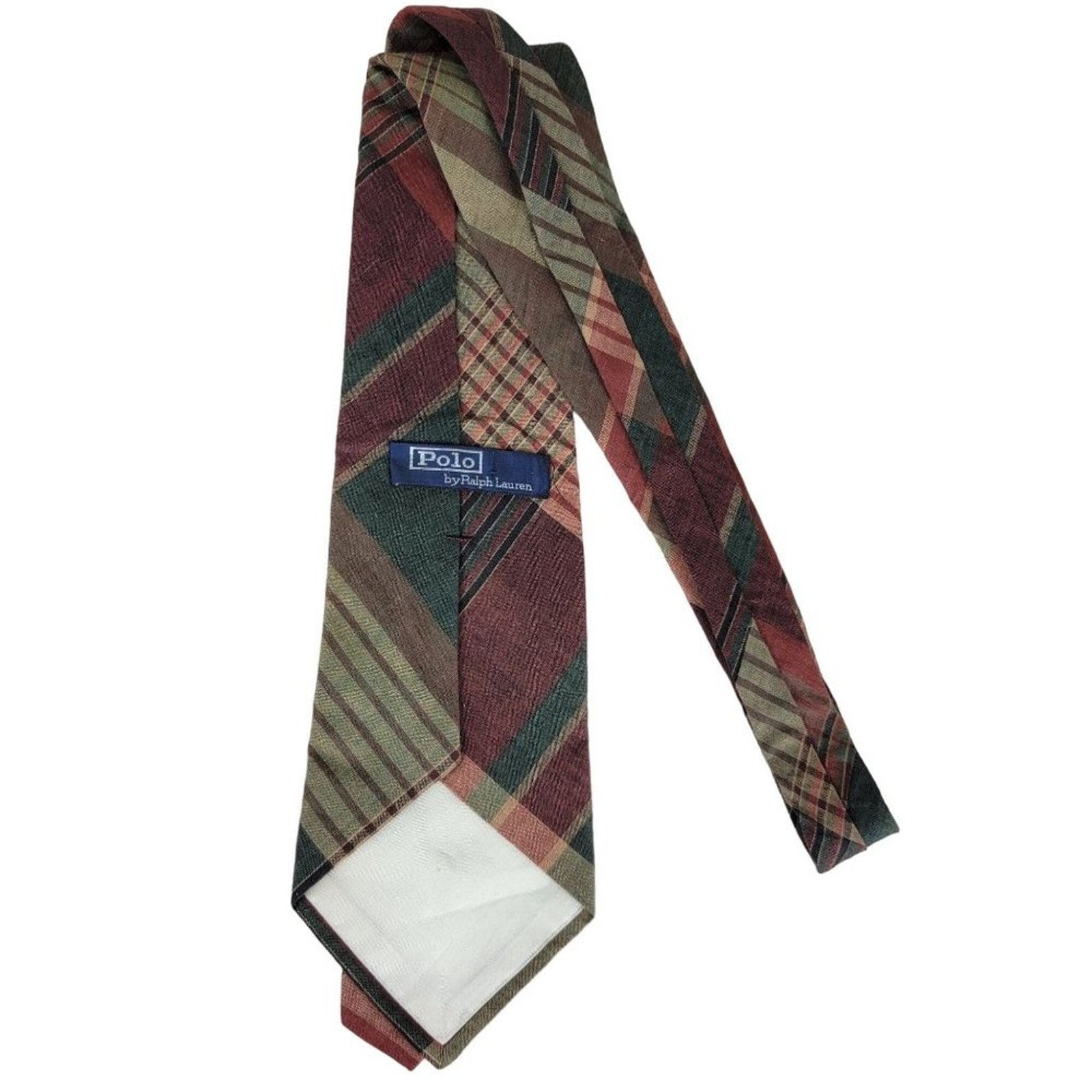 Polo Ralph Lauren Polo Ralph Lauren Plaid Cotton Neck Tie 4" x 58" Size ONE SIZE - 3 Thumbnail