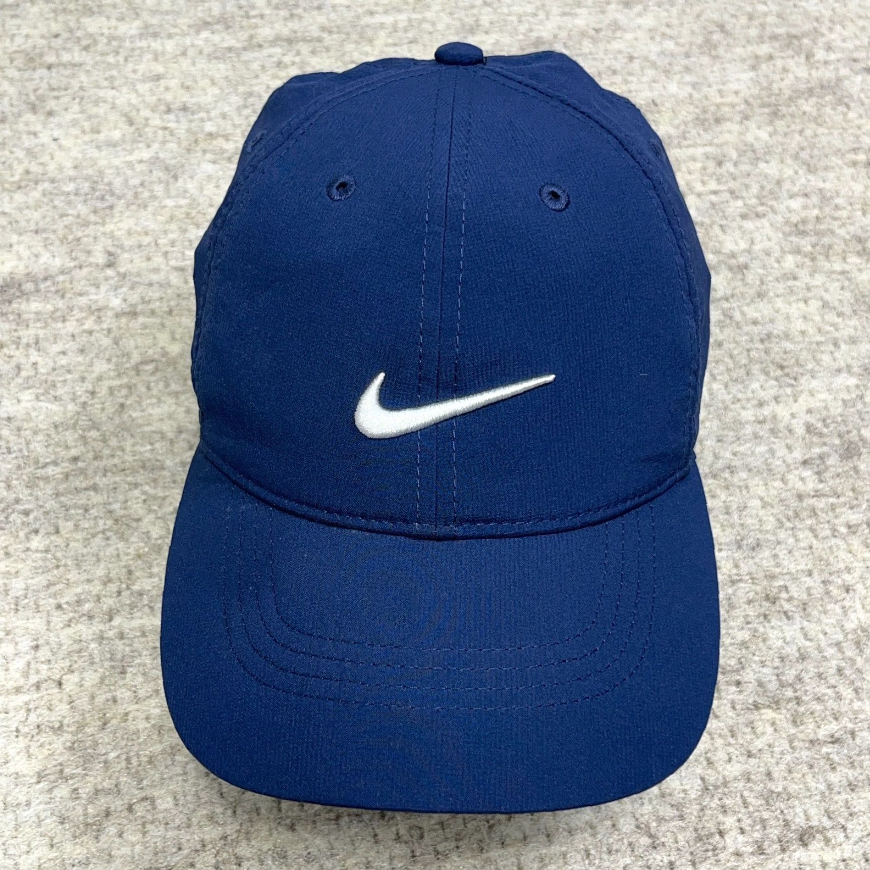Nike Nike Dri-Fit Hat Cap Blue Strap Back Performance Legacy91 Golf Mens Swoosh M22 Size ONE SIZE - 5 Thumbnail