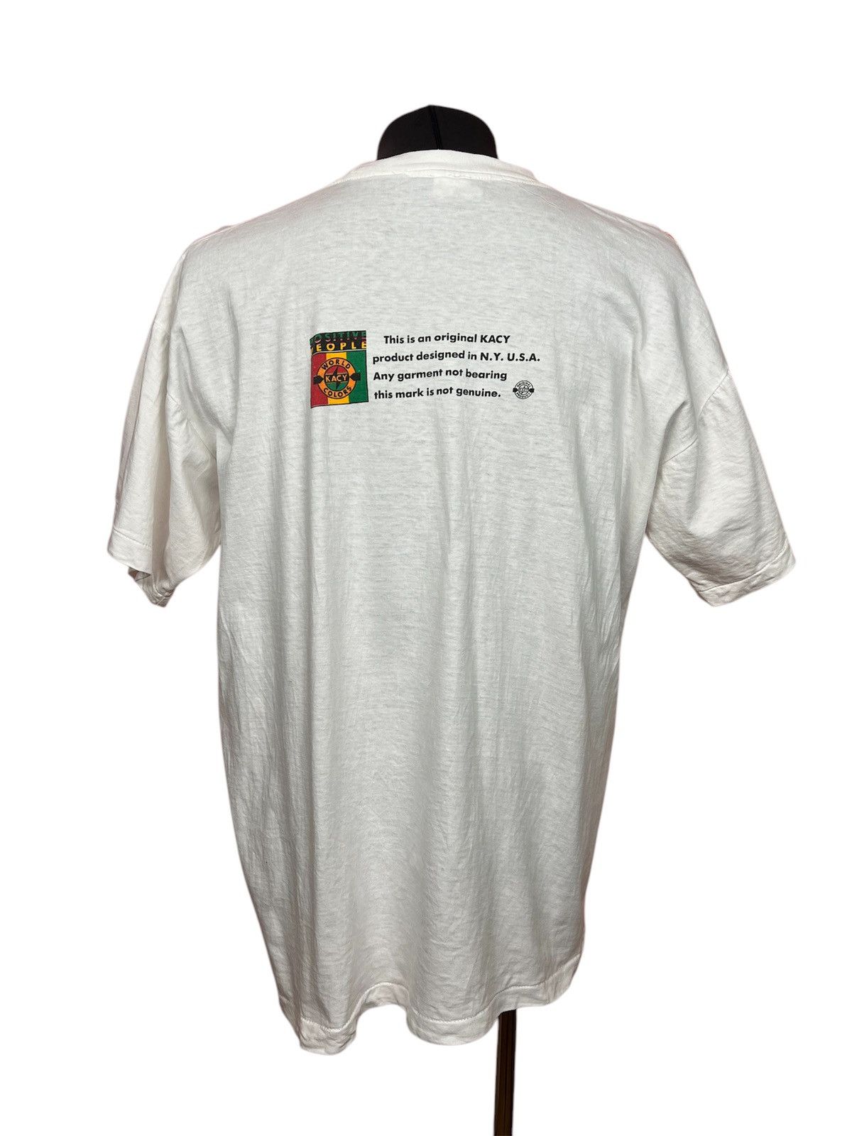 Vintage kacy positive people shirt tee casual vintage printed Size US XL / EU 56 / 4 - 2 Thumbnail