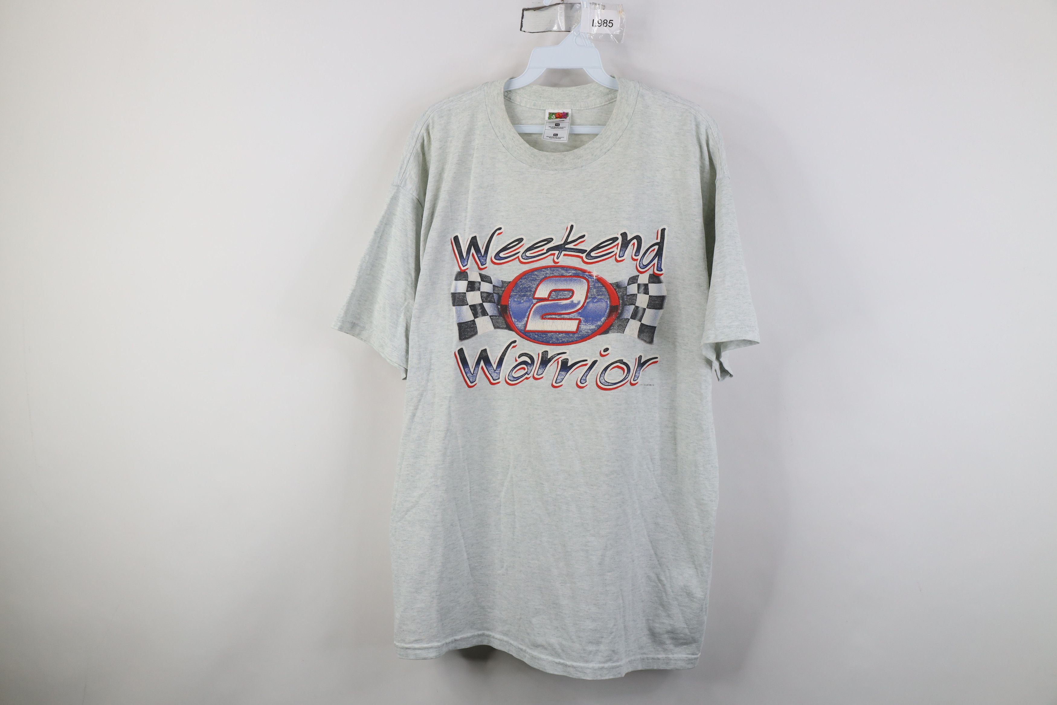 Vintage Vintage 90s NASCAR Rusty Wallace Racing T-Shirt Gray #2 Size US XL / EU 56 / 4 - 1 Thumbnail