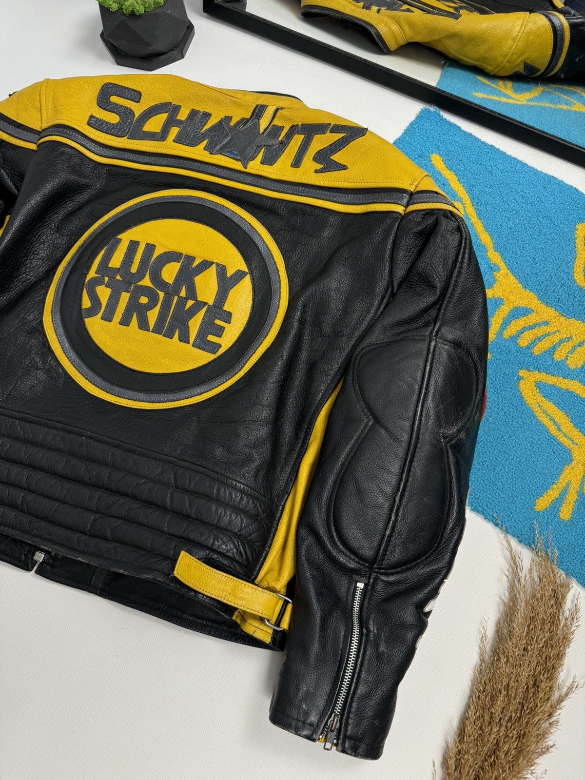 Vintage Vintage Lucky Strike Racing Leather Jacket Size US L / EU 52-54 / 3 - 11 Thumbnail