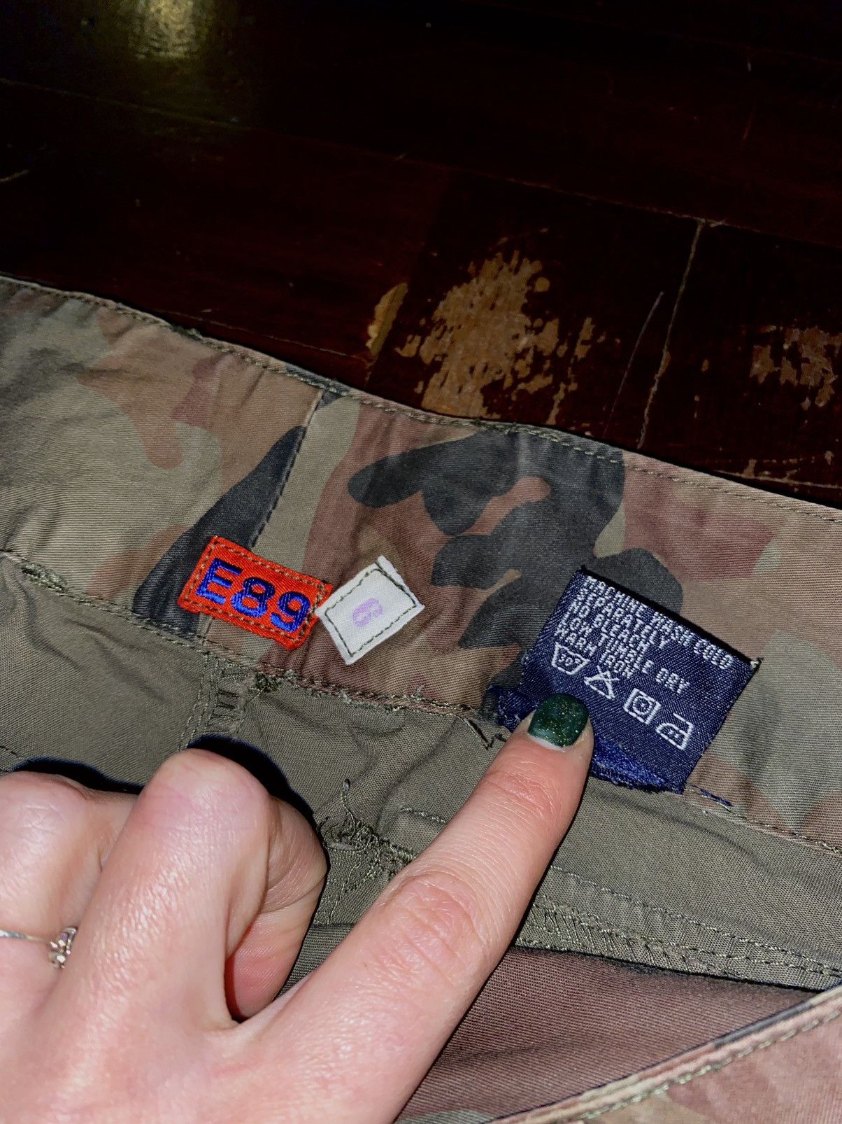 Japanese Brand × Vintage vintage y2k camo ski pants streetwear multi pocket 90s Size 28" / US 6 / IT 42 - 10 Thumbnail