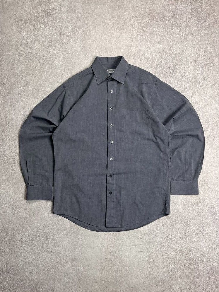 VINTAGE BALMAIN BUTTON SHIRT Y2K L