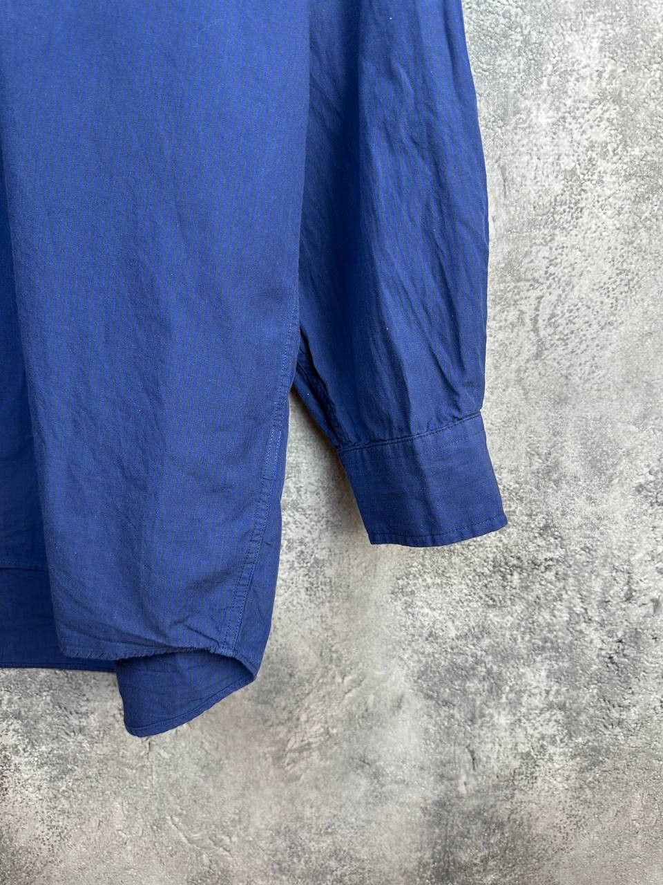 Burberry Thomas Burberry Button Up Shirt Striped Blue LS Button-Down Size US XL / EU 56 / 4 - 8 Thumbnail