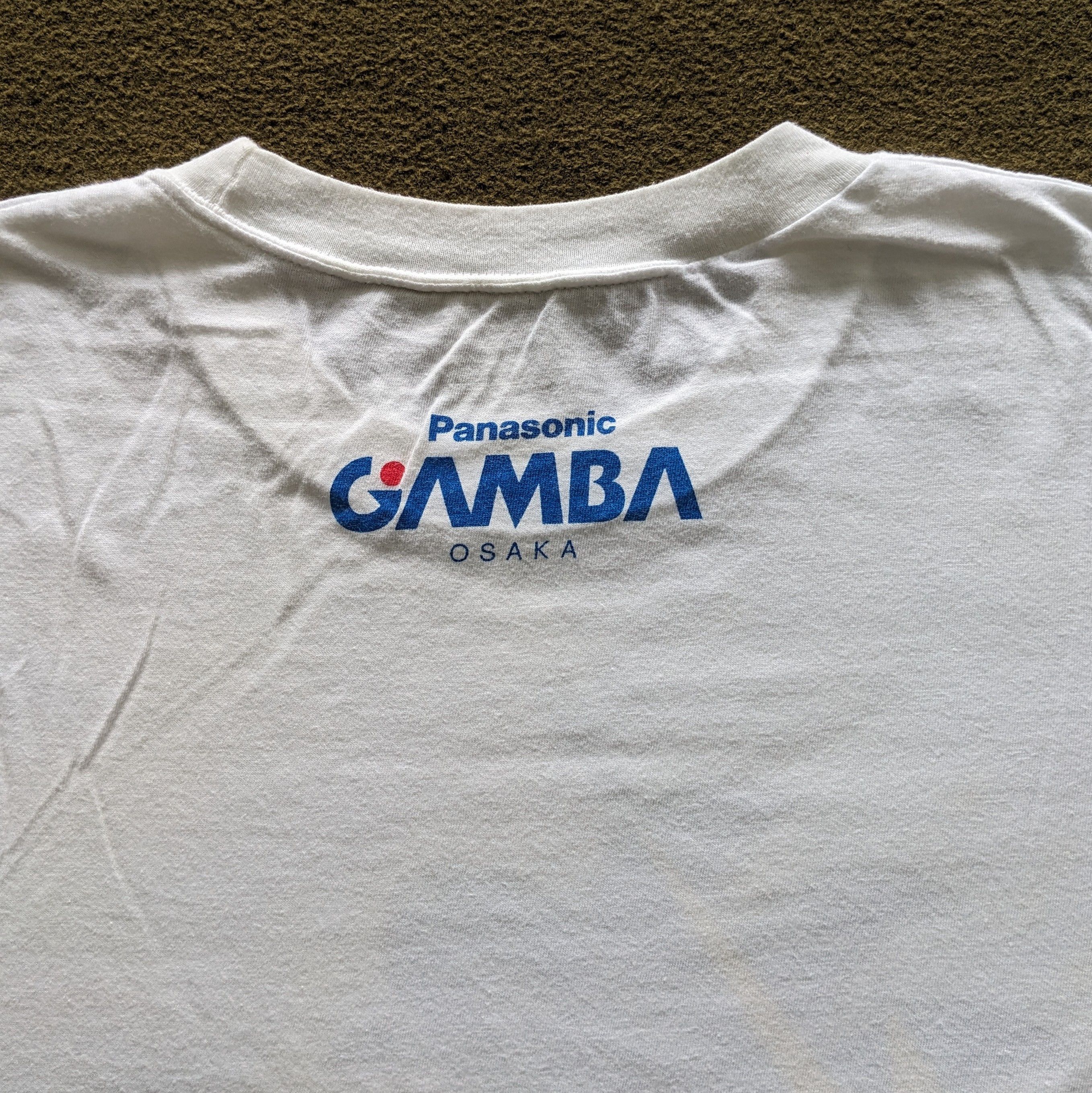 NFL Vintage 90's PANASONIC GAMBA OSAKA Football Club T-shirt Size US M / EU 48-50 / 2 - 4 Thumbnail