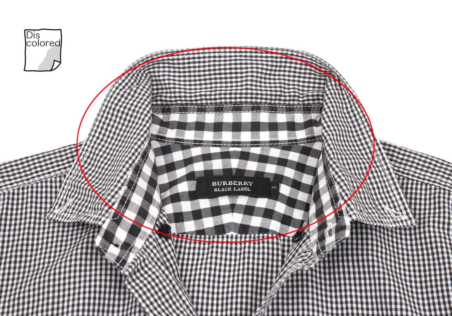 Burberry Gingham Check 3/4 Sleeve Button Down Shirt in Black/White Size US S / EU 44-46 / 1 - 4 Thumbnail