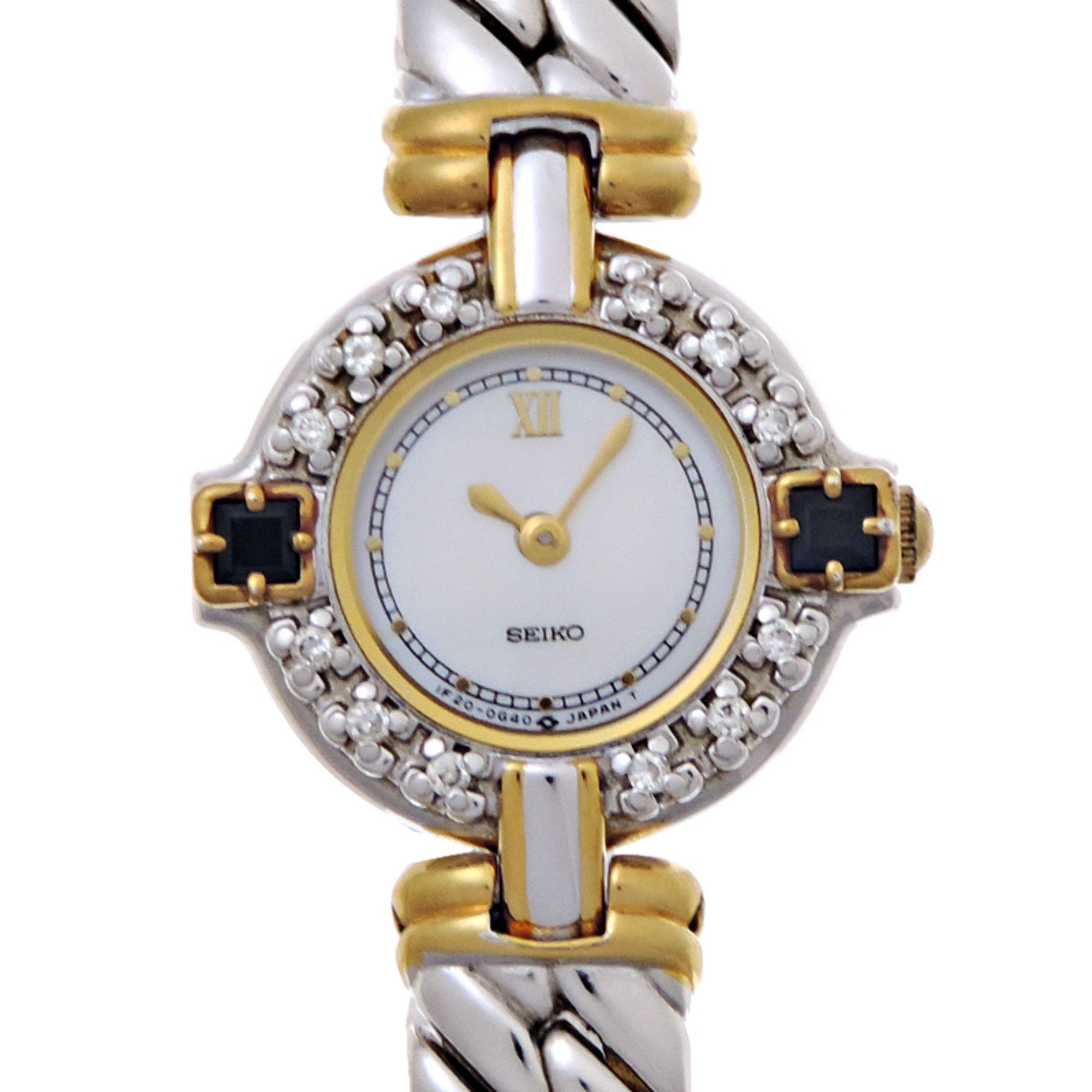 Seiko Exceline Sapphire and Diamond Women's Watch 1F20-0B60