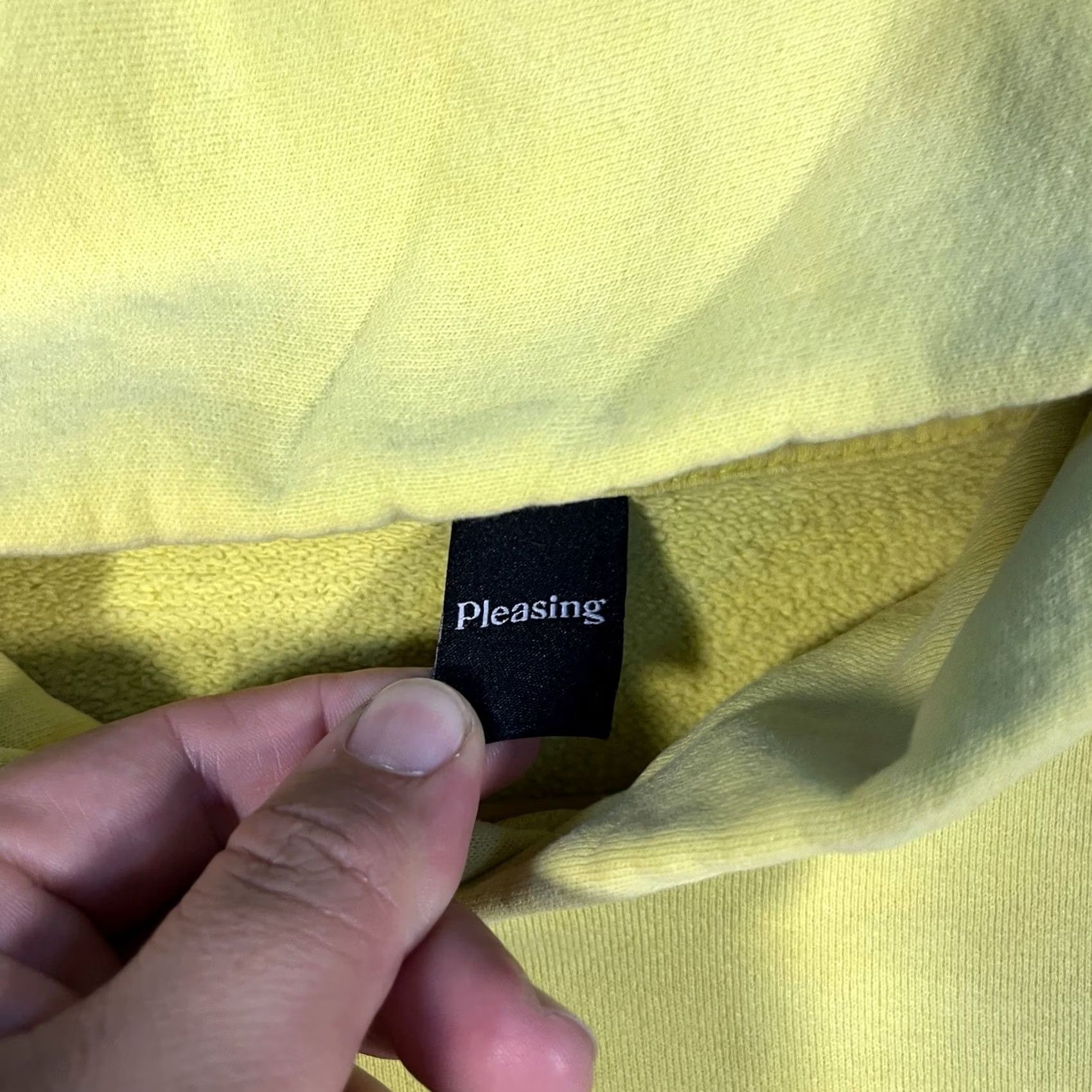 Vintage Harry Styles Pleasing Hoodie Sweat Shirt Adult Small Yellow Pullover Fish Logo Size S / US 4 / IT 40 - 2 Thumbnail