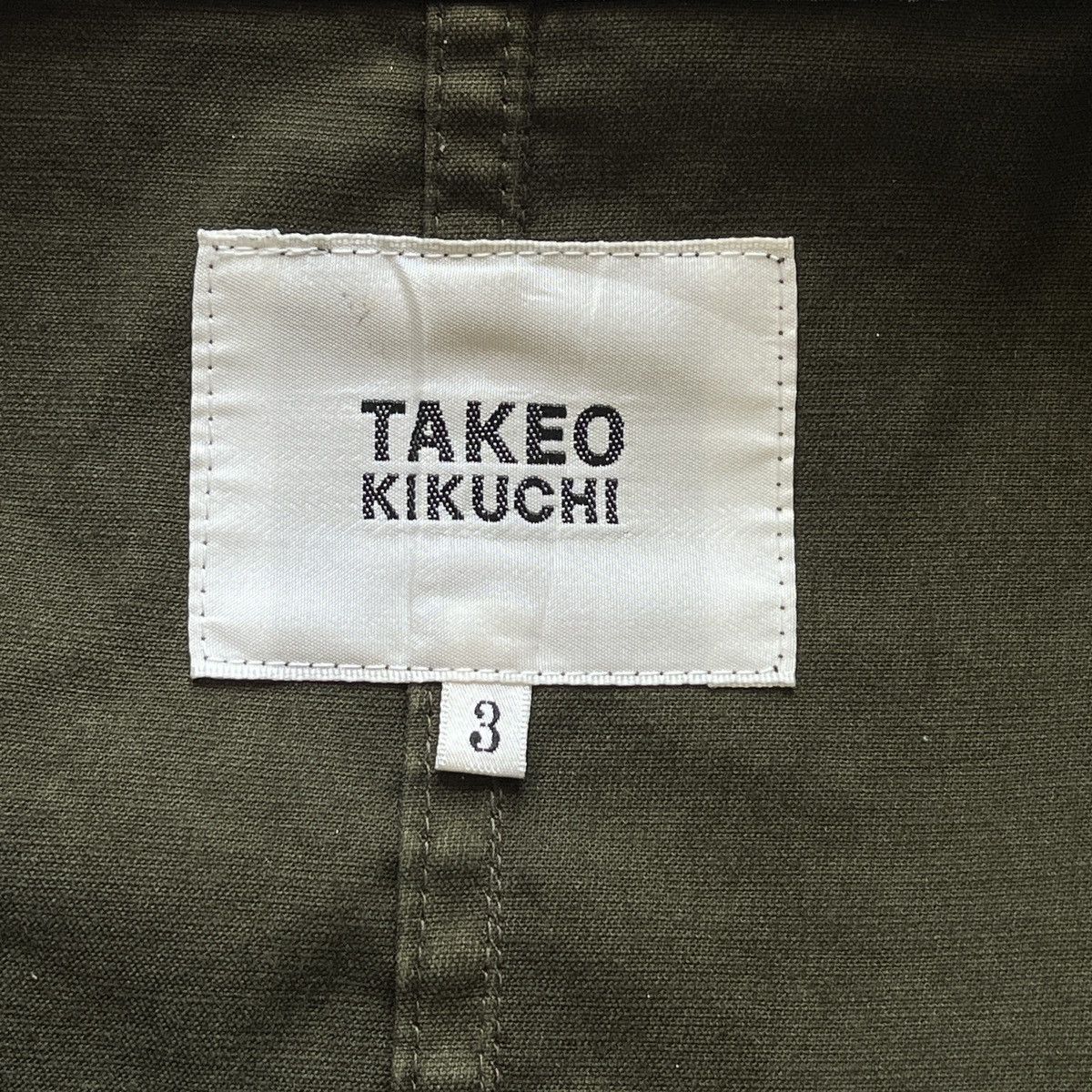 Takeo Kikuchi Takeo Kikuchi Three Buttons Waxed Jacket Size US L / EU 52-54 / 3 - 15 Thumbnail
