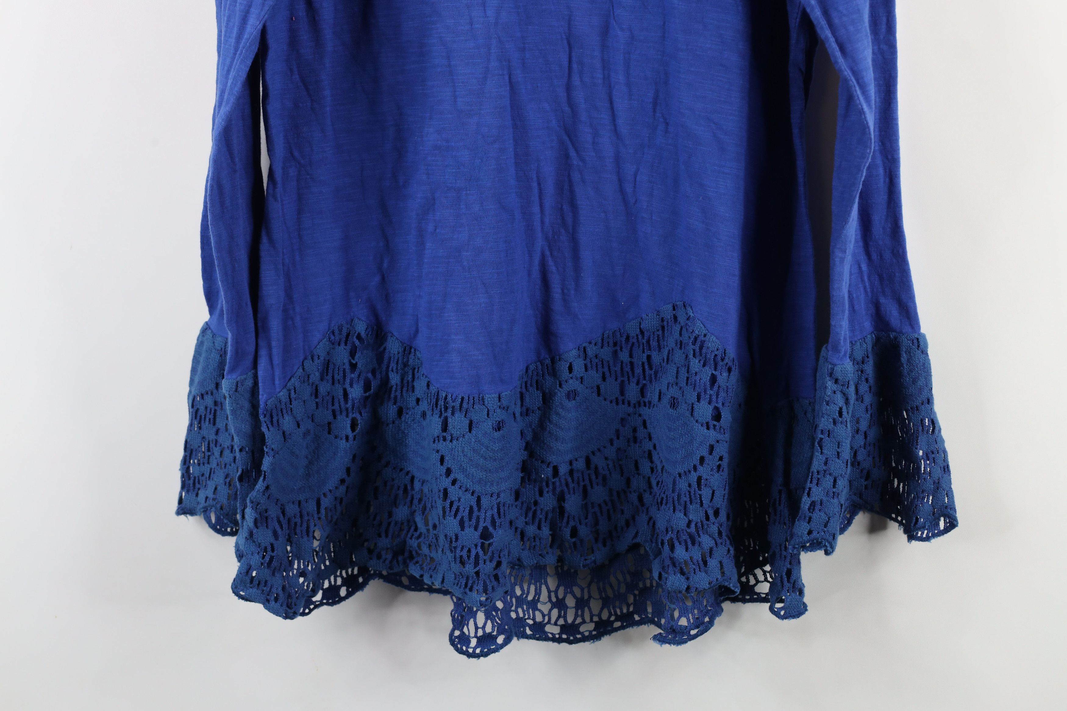 Vintage Vintage Y2K Baby Doll Chic Lace Flared Tunic T-Shirt Size M / US 6-8 / IT 42-44 - 13 Thumbnail