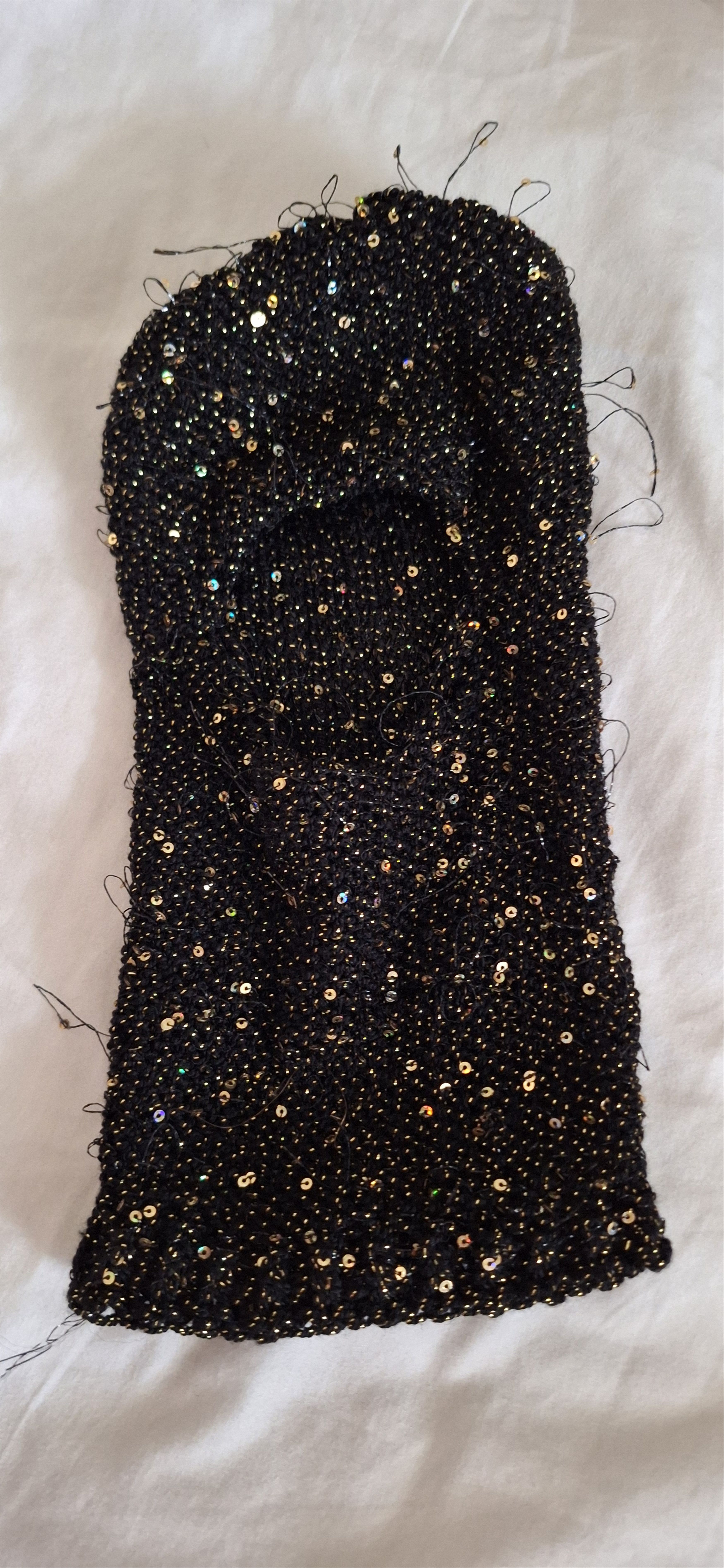 Other Fiber Riot 05- Sequin Black Balaclava Size ONE SIZE - 1 Thumbnail