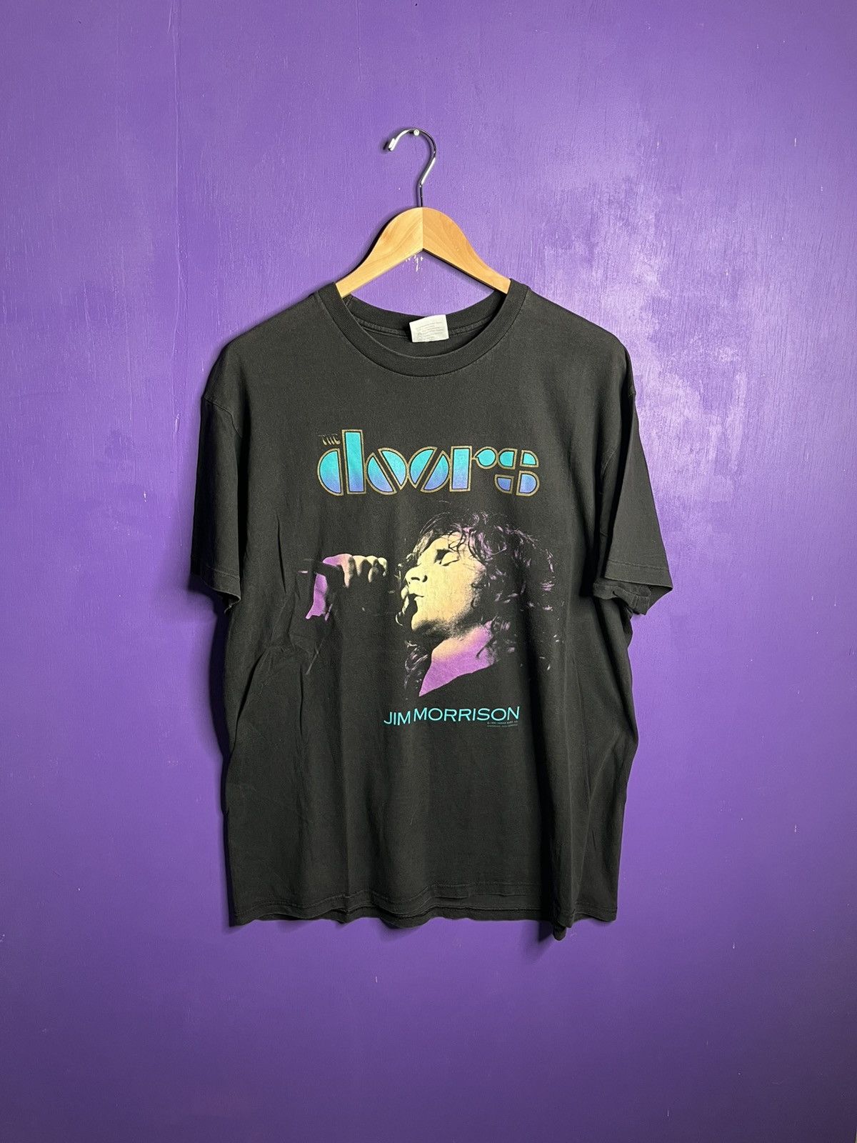 Band Tees × Vintage Vintage 1990 The doors dance on fire tour t-shirt Size US XL / EU 56 / 4 - 1 Thumbnail